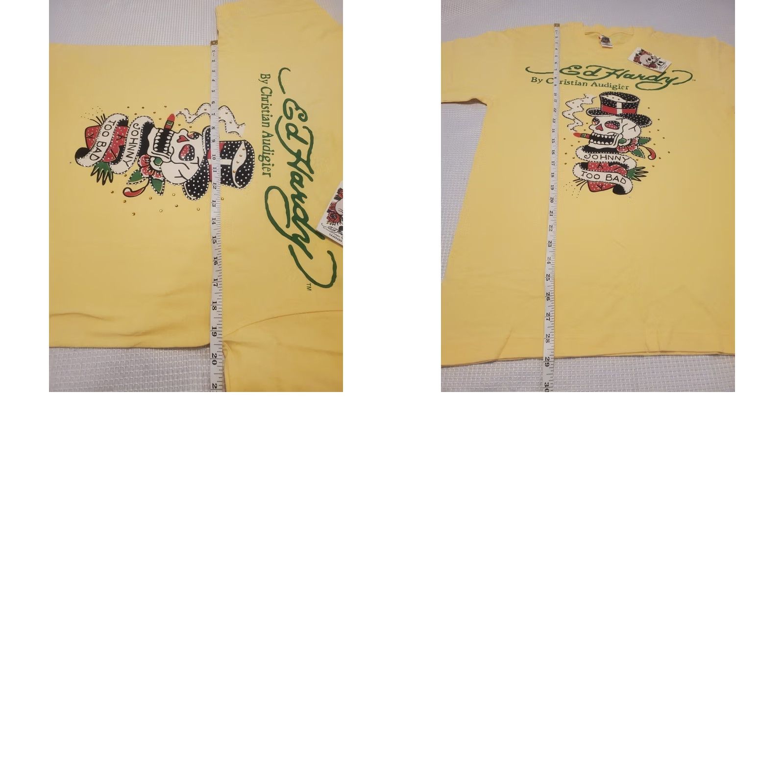 Ed Hardy Vtg ED HARDY Skull Logo Shirt MEN’S Medium NWT deadstock MSRP 20 Size US M / EU 48-50 / 2 - 8 Thumbnail
