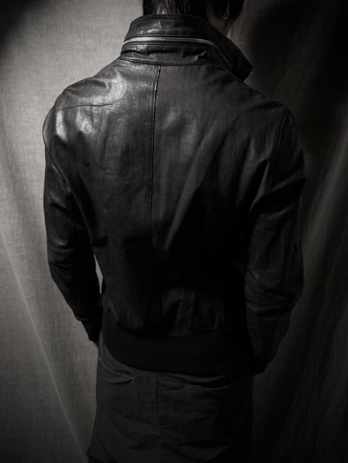 wjk WJK Cow Leather Stand Collar Track Jacket Size US M / EU 48-50 / 2 - 3 Thumbnail