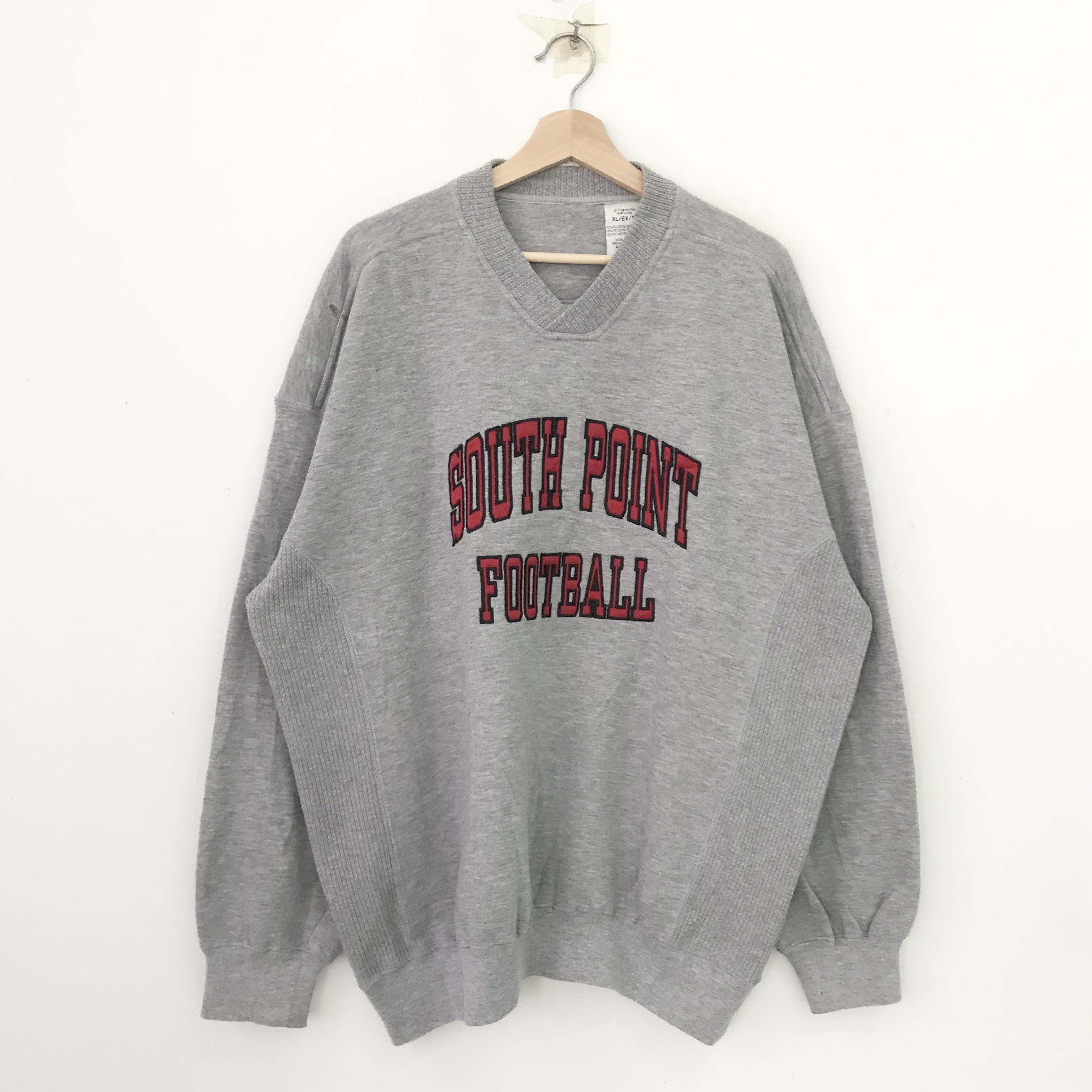 Vintage Vintage South Point Football Grey Sweatshirt - 342 Size US XL / EU 56 / 4 - 1 Thumbnail