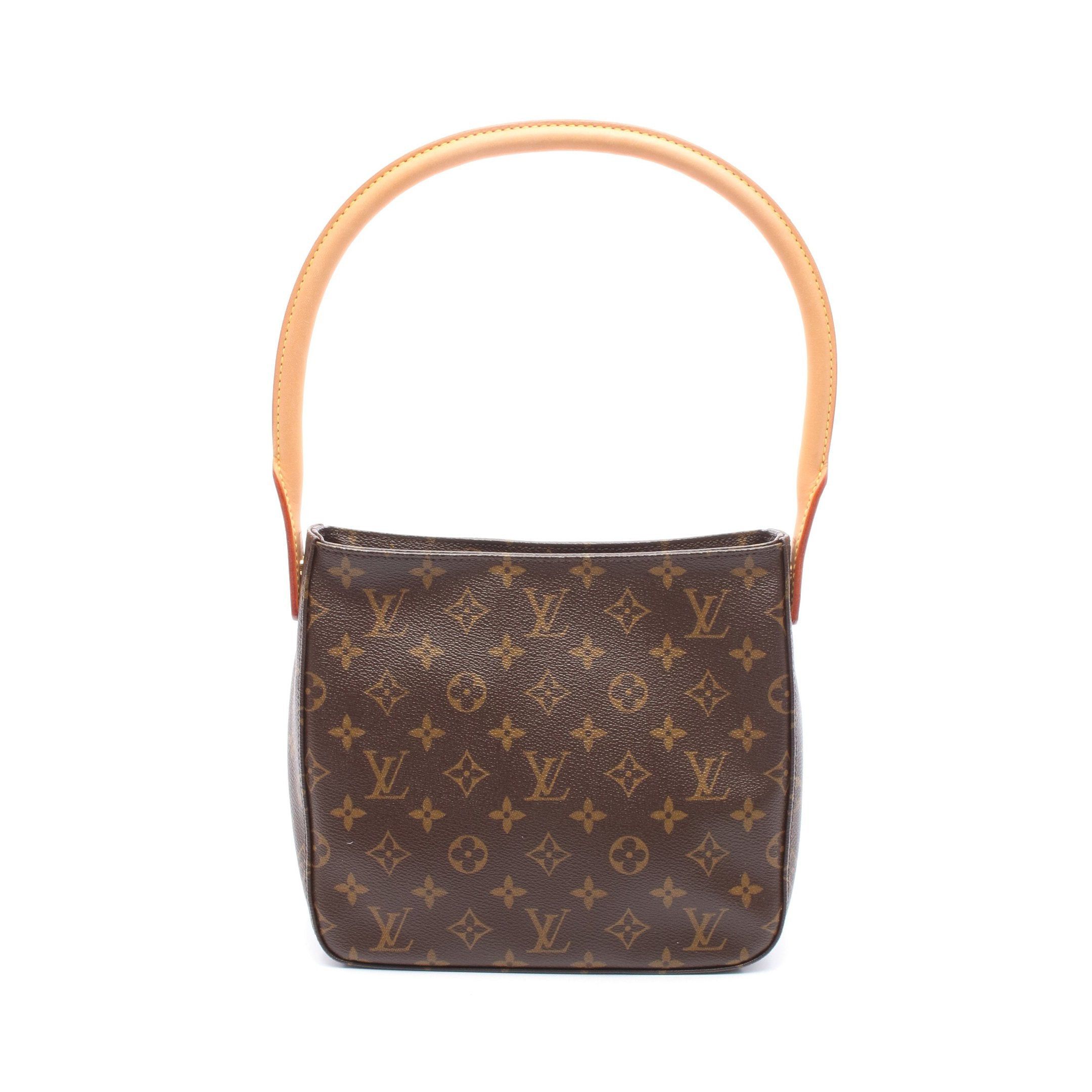 Louis Vuitton Louis Vuitton Looping Mm Monogram Shoulder Bag Leather Brown Size ONE SIZE - 1 Thumbnail