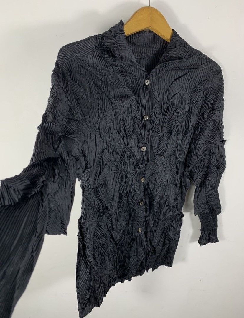 Hiroko Koshino Homme japanese Hiroko Bis Hiroko Koshino pleated issey yohji style Size US M / EU 48-50 / 2 - 2 Thumbnail
