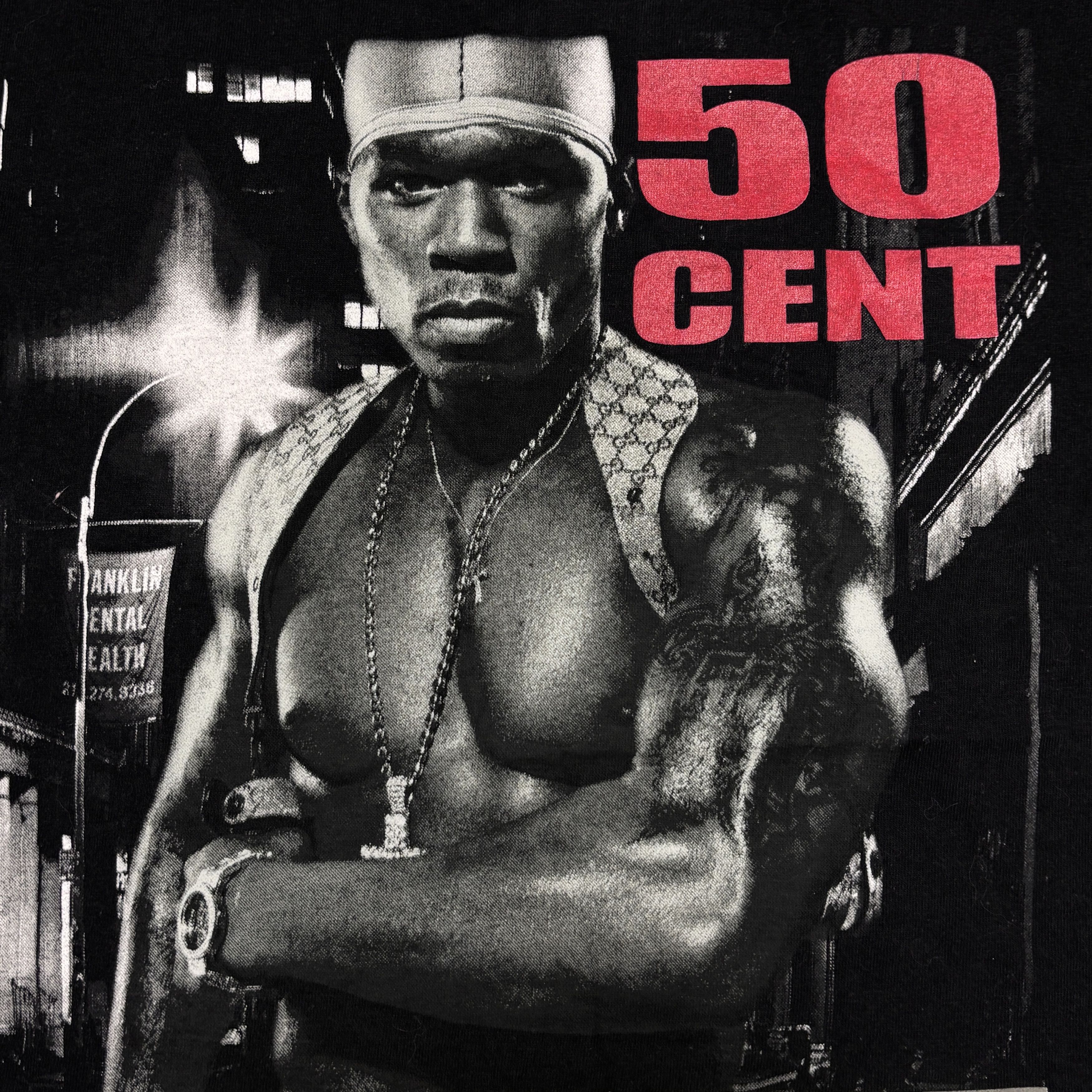 Band Tees Vintage 50 Cent Shirt Y2K Hip Hop Band Tee Vintage Rap Tee Size US M / EU 48-50 / 2 - 4 Thumbnail
