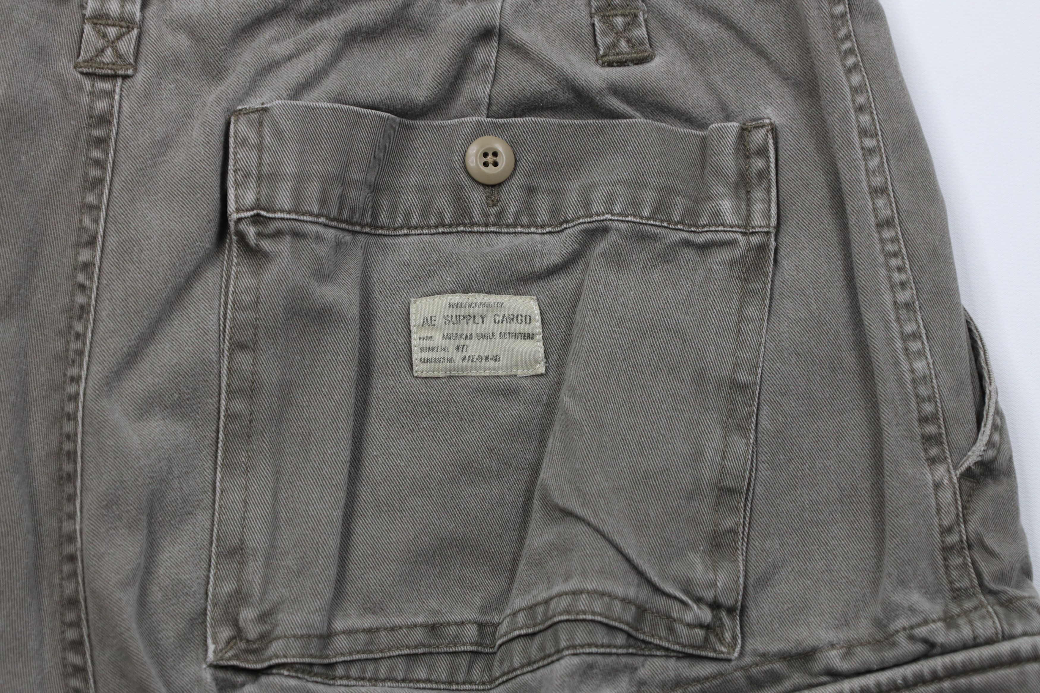American Eagle Outfitters Vintage 90s Y2K American Eagle Outfitters Cargo Shorts Size US 32 / EU 48 - 9 Thumbnail
