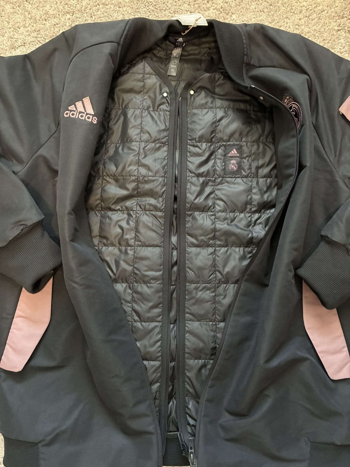 Adidas Real Madrid Travel Jacket Size US L / EU 52-54 / 3 - 6 Thumbnail