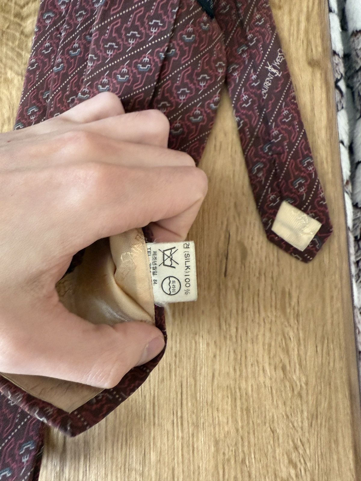 Yves Saint Laurent Vintage Ysl Yves Saint Laurent Tie Size ONE SIZE - 7 Thumbnail