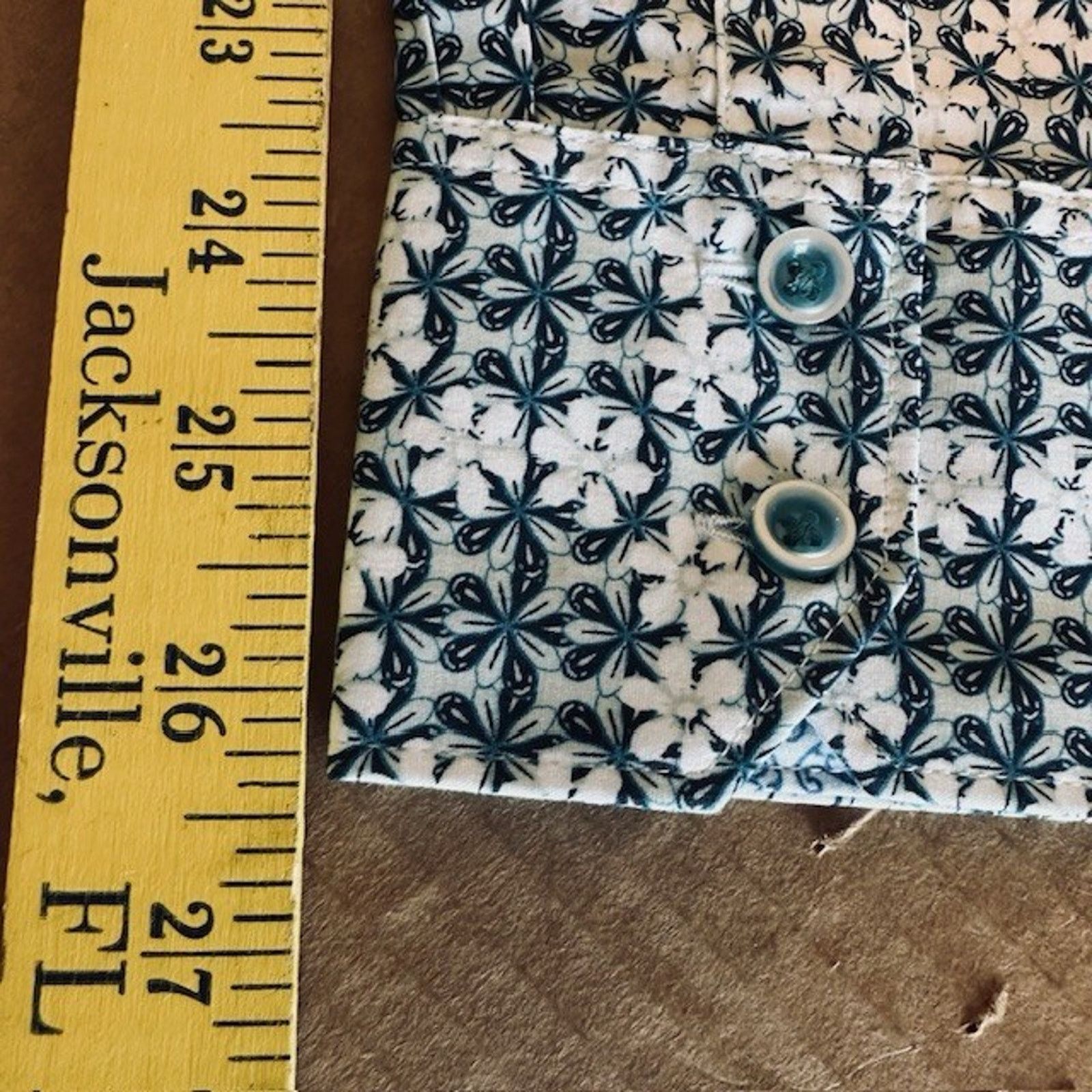 Robert Graham Robert Graham Button Shirt LR Classic Fit Floral Blue/White Size US L / EU 52-54 / 3 - 12 Thumbnail