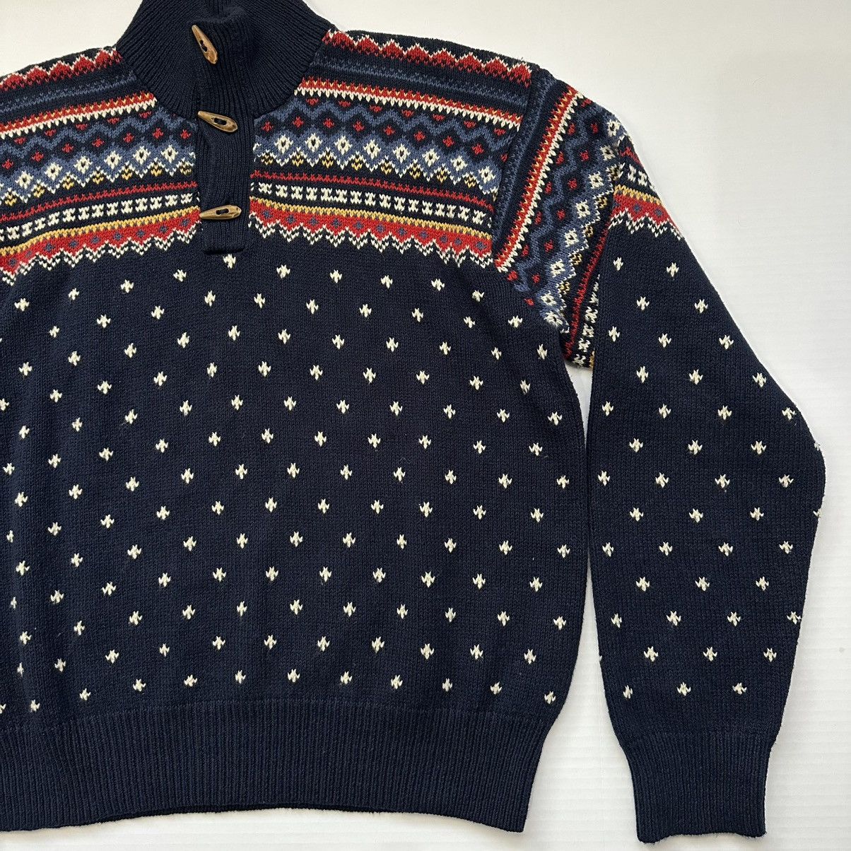 Polo Ralph Lauren Vintage Polo Ralph Lauren Nordic Fair Isle Sweater XL Size US XL / EU 56 / 4 - 4 Thumbnail