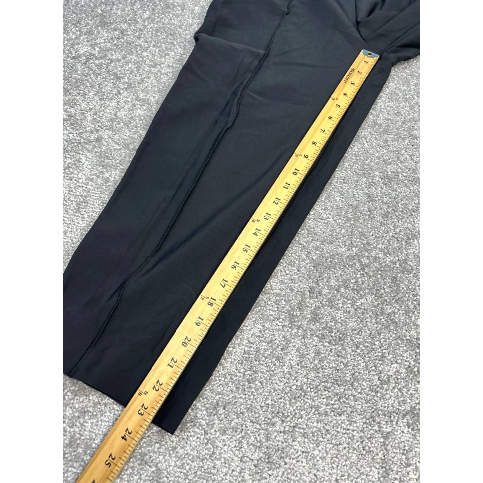 Athleta Athleta Pants Women 2 Black Pleated High Rise Wide-Leg Side Zip Size 26" / US 2 / IT 38 - 2 Thumbnail