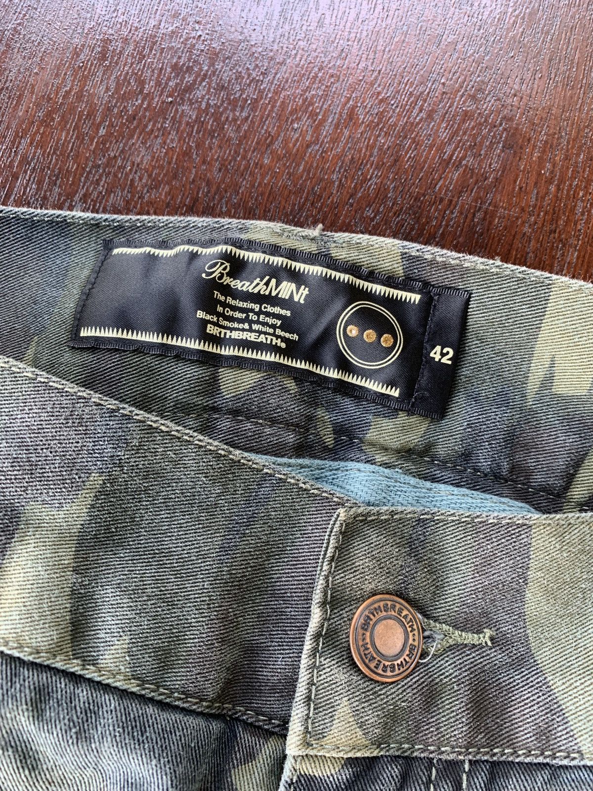 Japanese Brand × Seditionaries Bondage BreathMint Japan multi pocket camo cargo pants Size US 33 - 6 Thumbnail