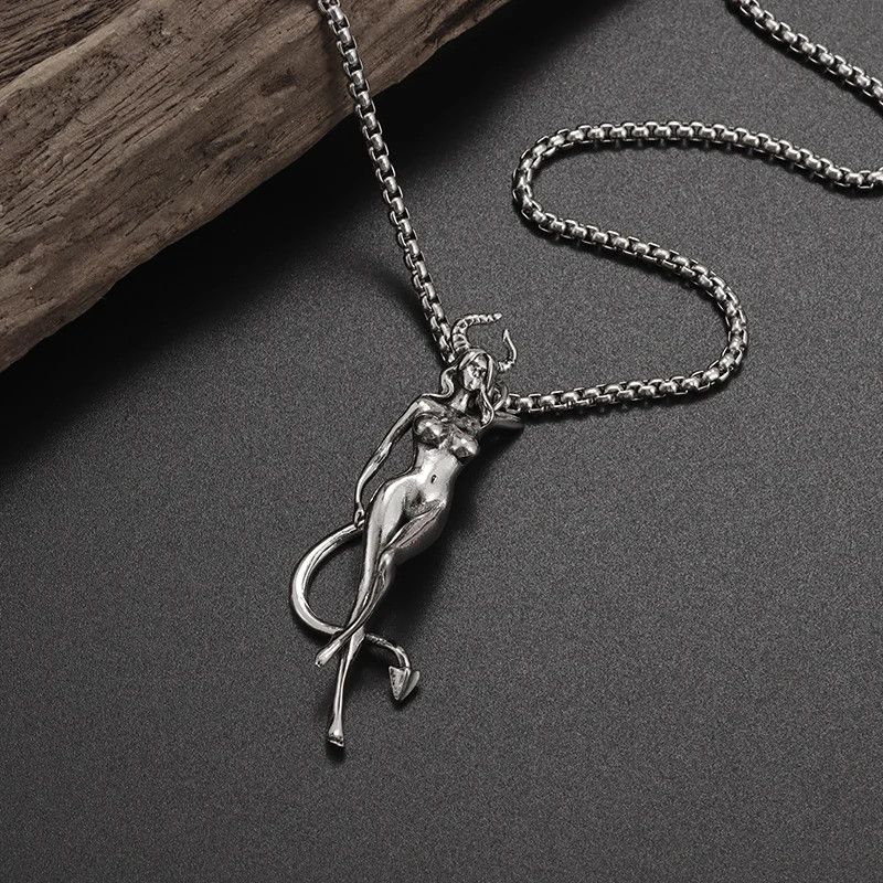 Jewelry Magic Beautiful Girl Pendant Necklace Size ONE SIZE - 2 Thumbnail