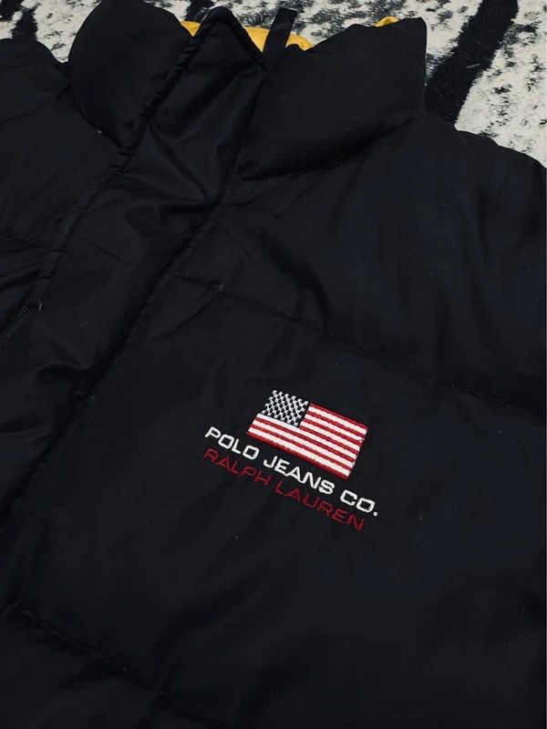 Ralph Lauren Vintage Polo Ralph Lauren down jacket black XXL logo Size US XXL / EU 58 / 5 - 4 Thumbnail