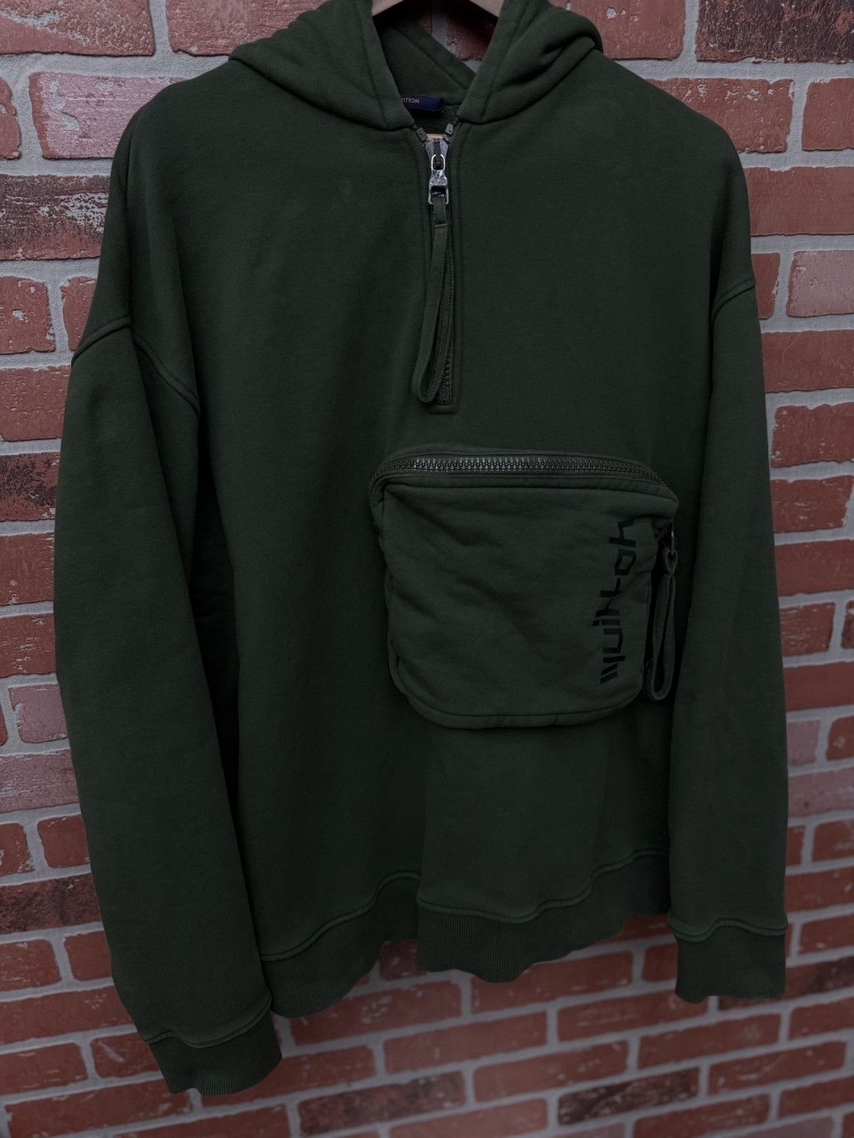 Louis Vuitton Louis Vuitton Virgil Abloh Green Hoodie Size 4L Size US XXL / EU 58 / 5 - 2 Thumbnail