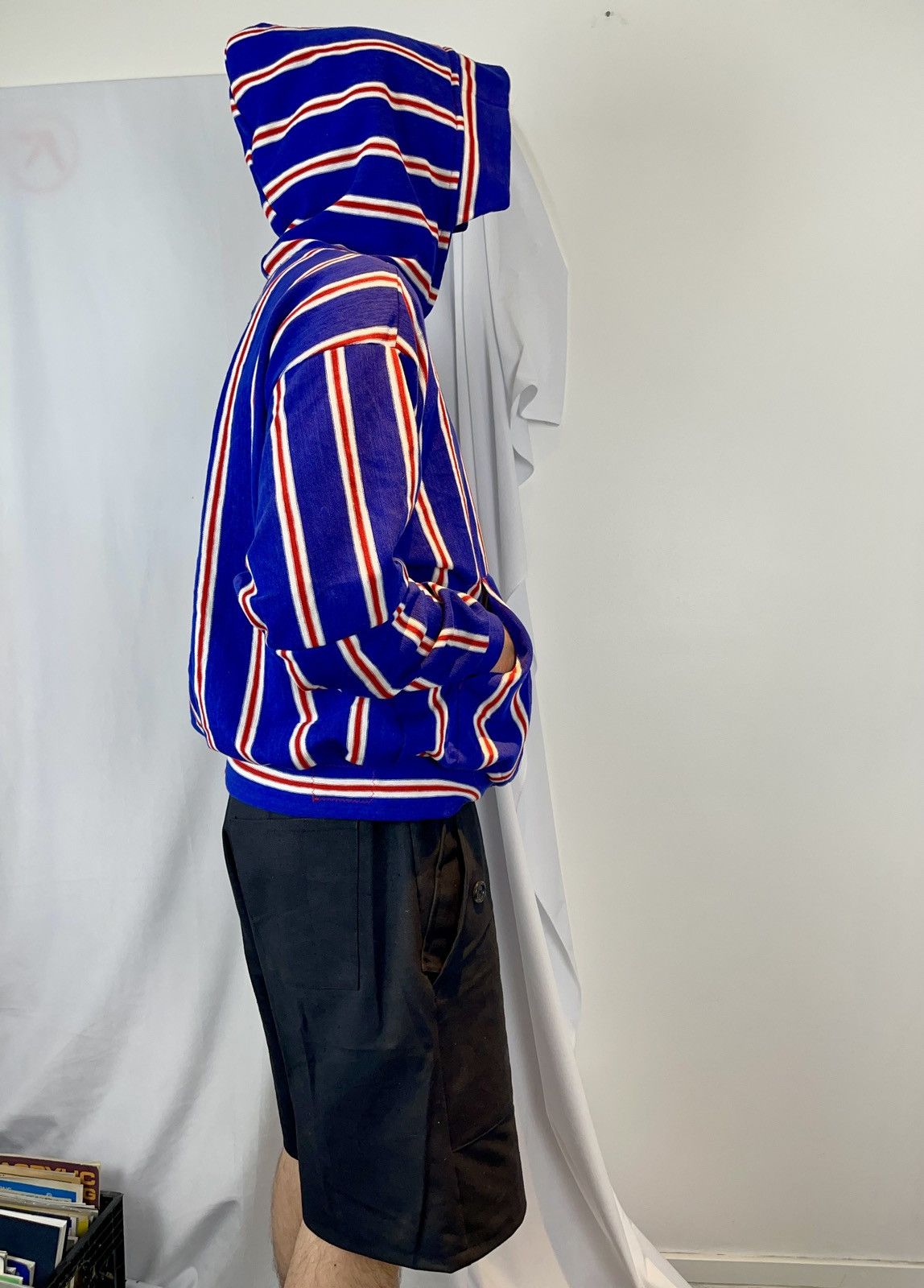 Chorley Ss24 striped military zip up hoodie vizor hood oversized Size US L / EU 52-54 / 3 - 1 Thumbnail