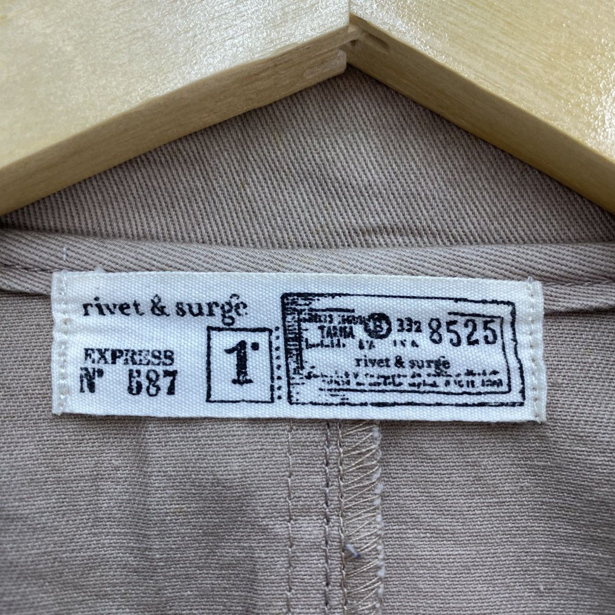 Japanese Brand 🌺Rivet and Surge Double Elbow Shawl Collar Usn Style Size US S / EU 44-46 / 1 - 5 Thumbnail