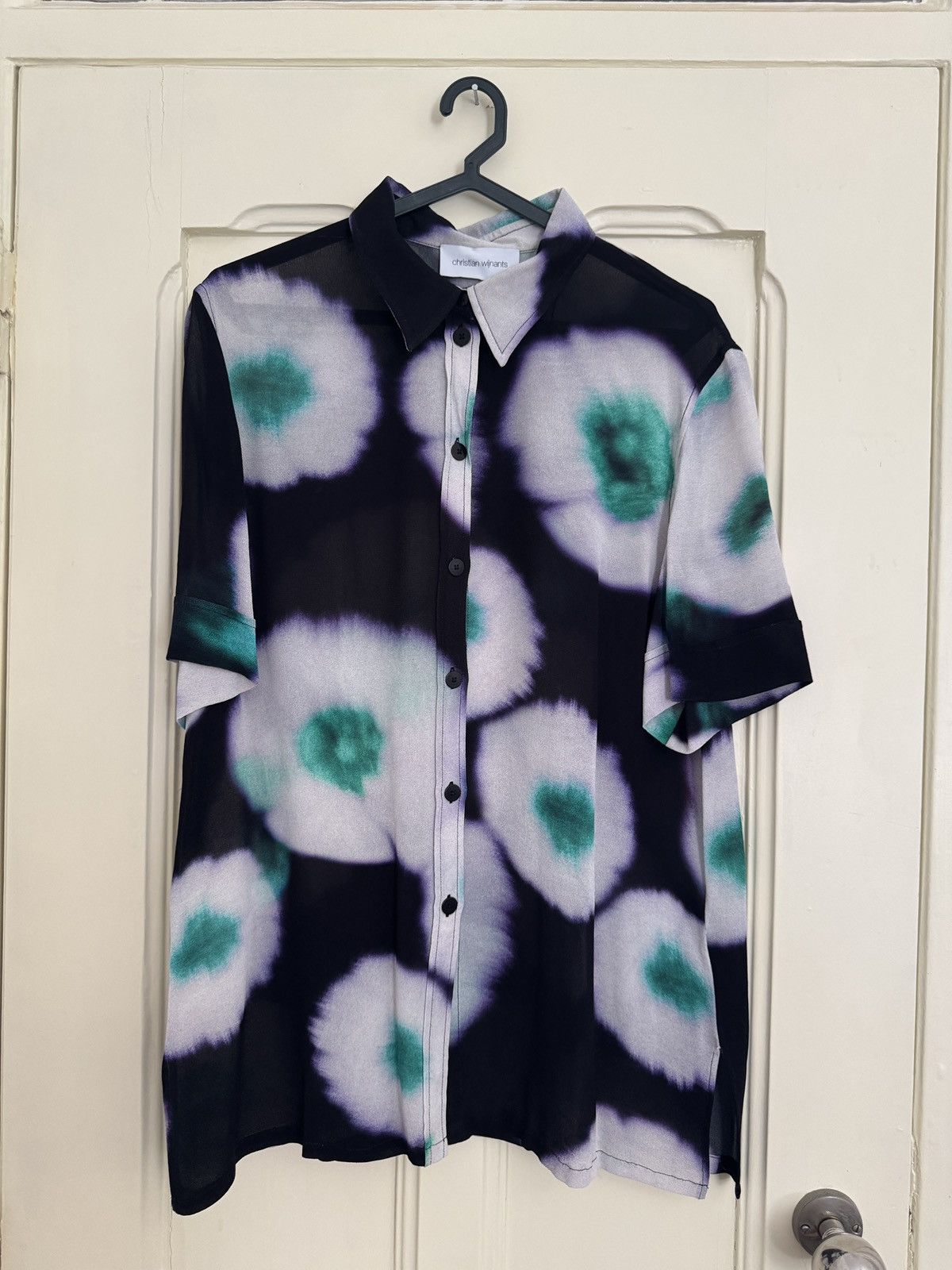 Christian Wijnants Christian Winjants 2022 Long tailored button up blouse Size XS / US 0-2 / IT 36-38 - 1 Thumbnail
