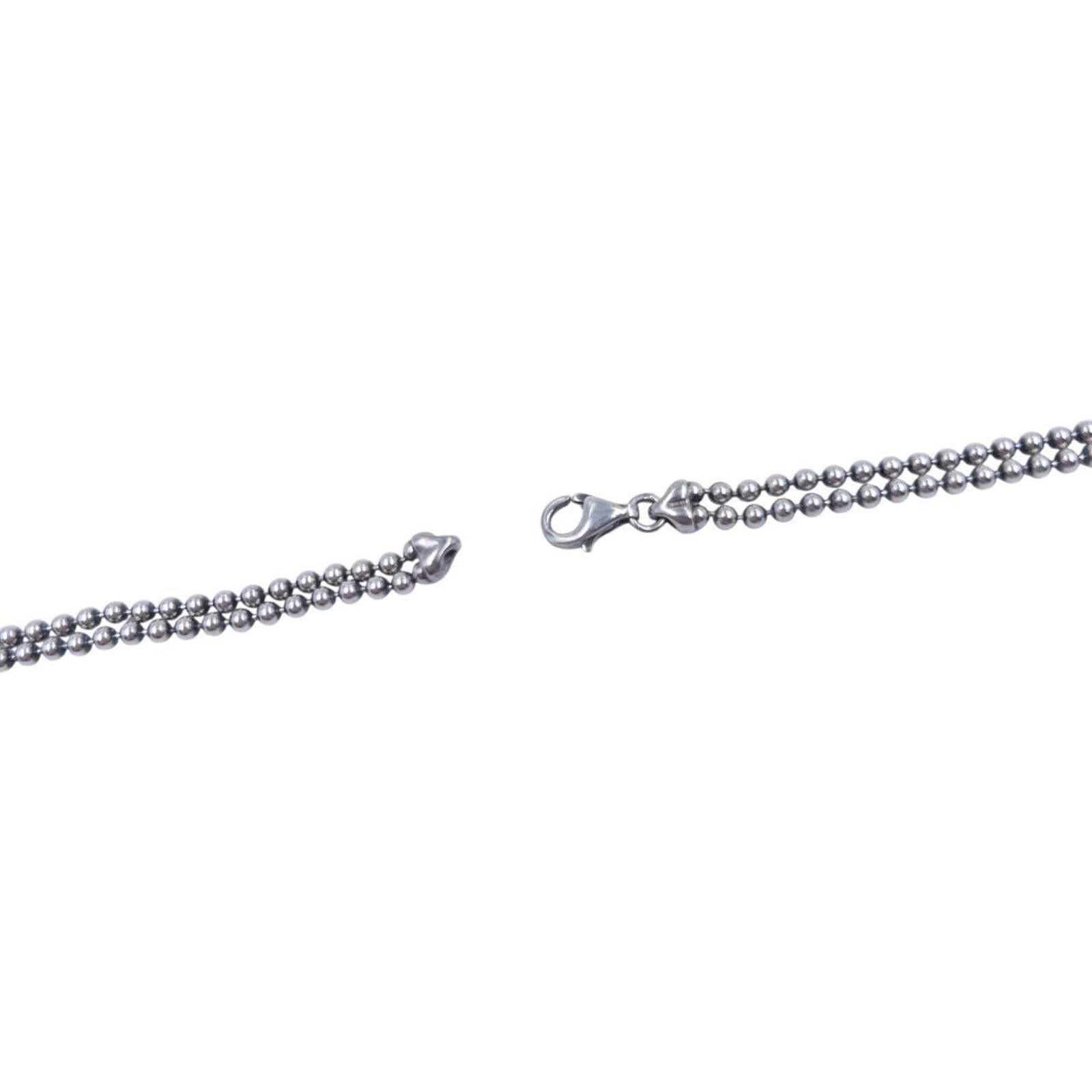 Gucci Vintage Gucci Silver Pendent Double-Chain Necklace Size ONE SIZE - 8 Thumbnail