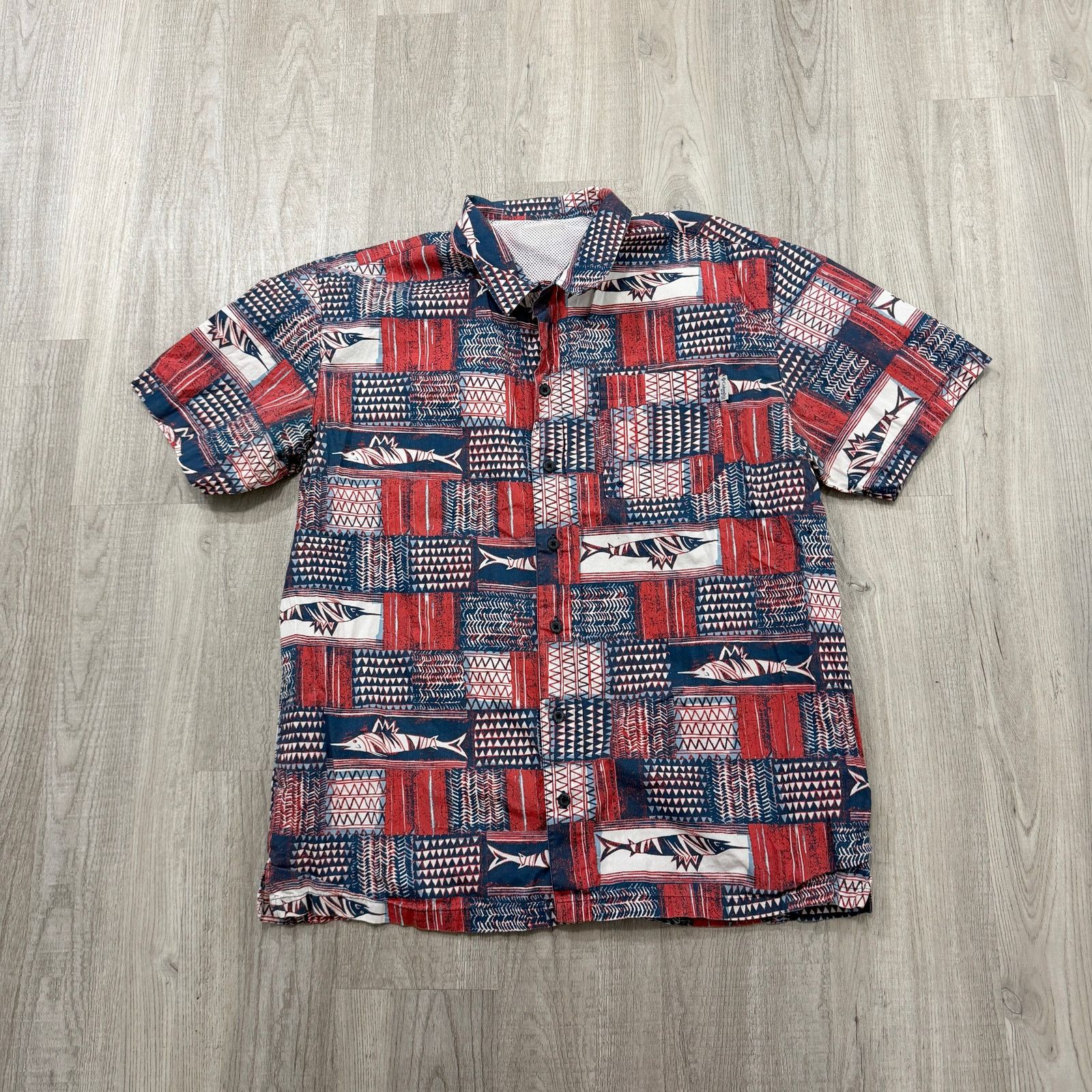 Columbia Columbia PFG Shirt Men's Large Check Lightweight Vented Size US L / EU 52-54 / 3 - 1 Thumbnail