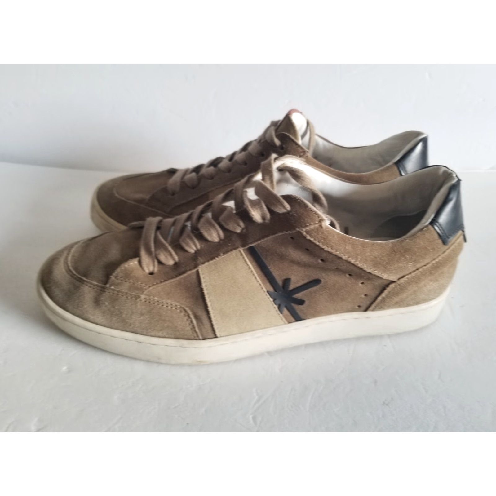 Vintage ROSS & SNOW Sneakers Mens Size 8.5 Suede Beige Italy JackPot Sand Stefano Boot Sneakers Mens Size US 9 / EU 42 - 5 Thumbnail