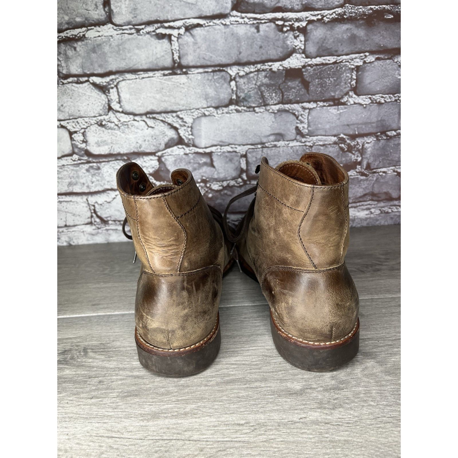 Warfield & Grand Warfield And Grand Mesa Brown Leather Lace Up Chukka Boots M Size US 8.5 / EU 41-42 - 4 Thumbnail