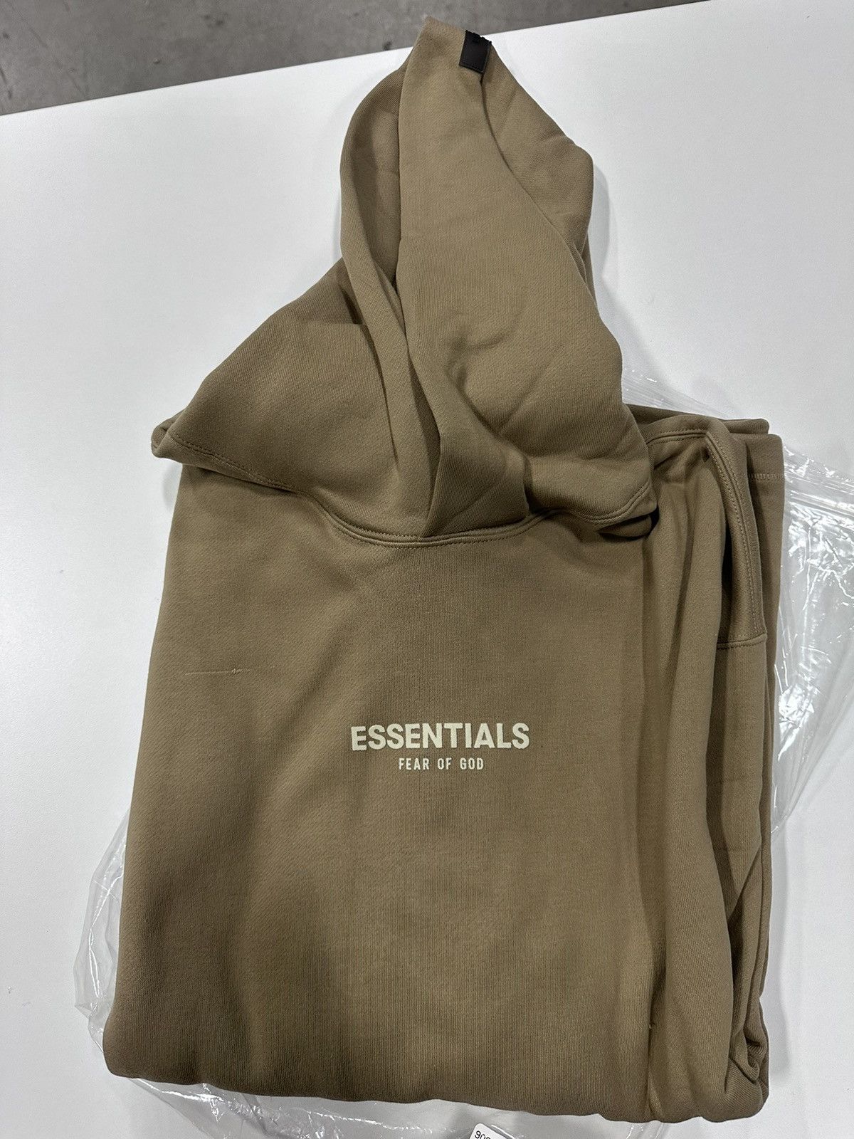 image of Essentials Oak Relaxed Hoodie Size Xxl in Oak Brown, Men's