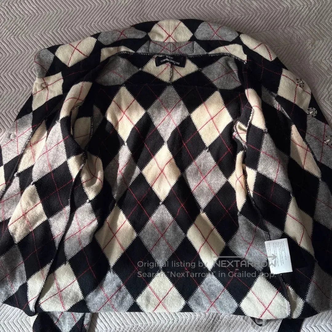 Comme des Garcons Comme des Garçons Argyle Cardigan M. Size US M / EU 48-50 / 2 - 3 Thumbnail