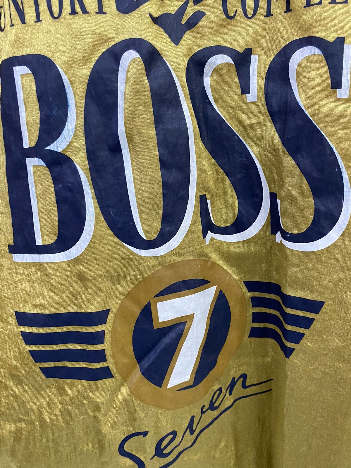 Vintage Vtg Suntory Coffe Boss 7 Bomber Jacket ( Revisible ) Size US L / EU 52-54 / 3 - 13 Thumbnail