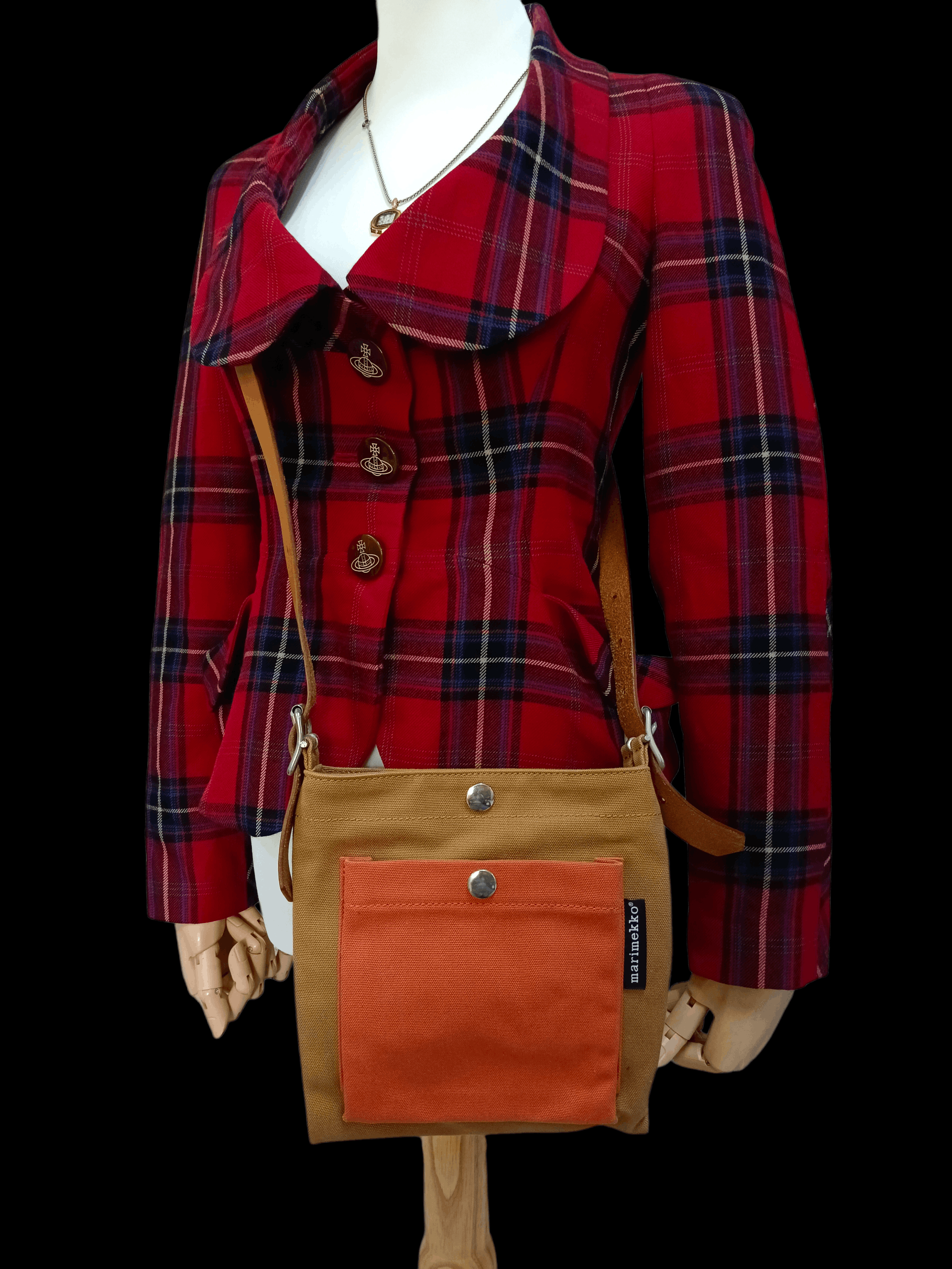 MARIMEKKO CANVAS COTTON SLING/CROSSBODY