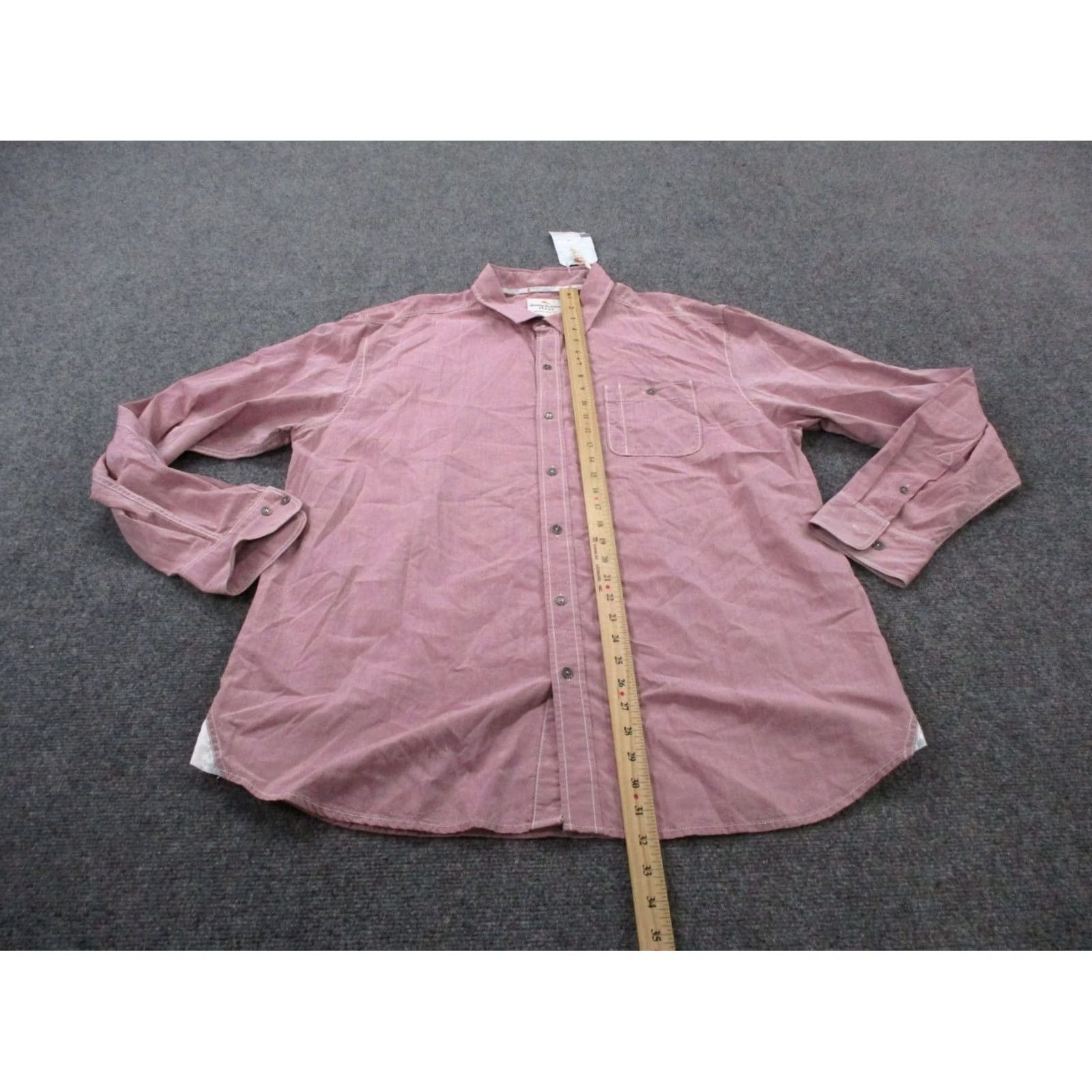 Tommy Bahama Tommy Bahama Shirt Mens XL Pink Island Crafted Perfect Fit Button-Up Casual Business Short Sleeve Shirt Size US XL / EU 56 / 4 - 3 Thumbnail