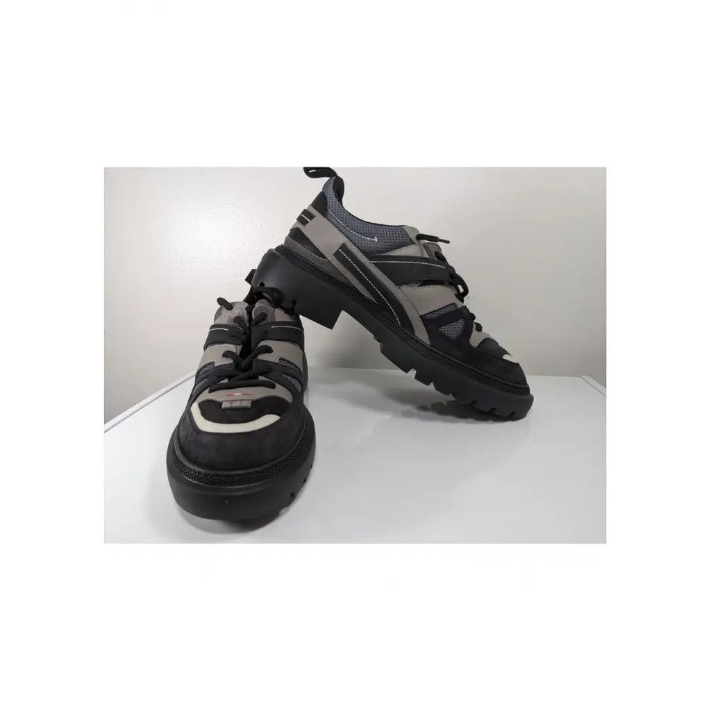 Bally o1y1224 Leather Lace-Up Sneakers in Multicolor Size US 8.5 / EU 41-42 - 2 Thumbnail