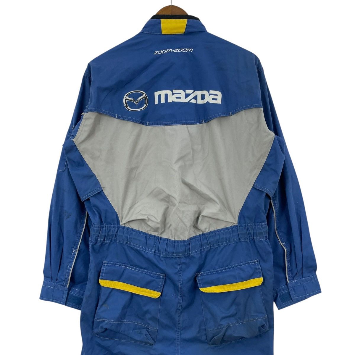 Vintage Vintage 90s Mazda Overalls Coveralls Suit Jacket Racing Team Size US 42 / EU 58 - 2 Thumbnail
