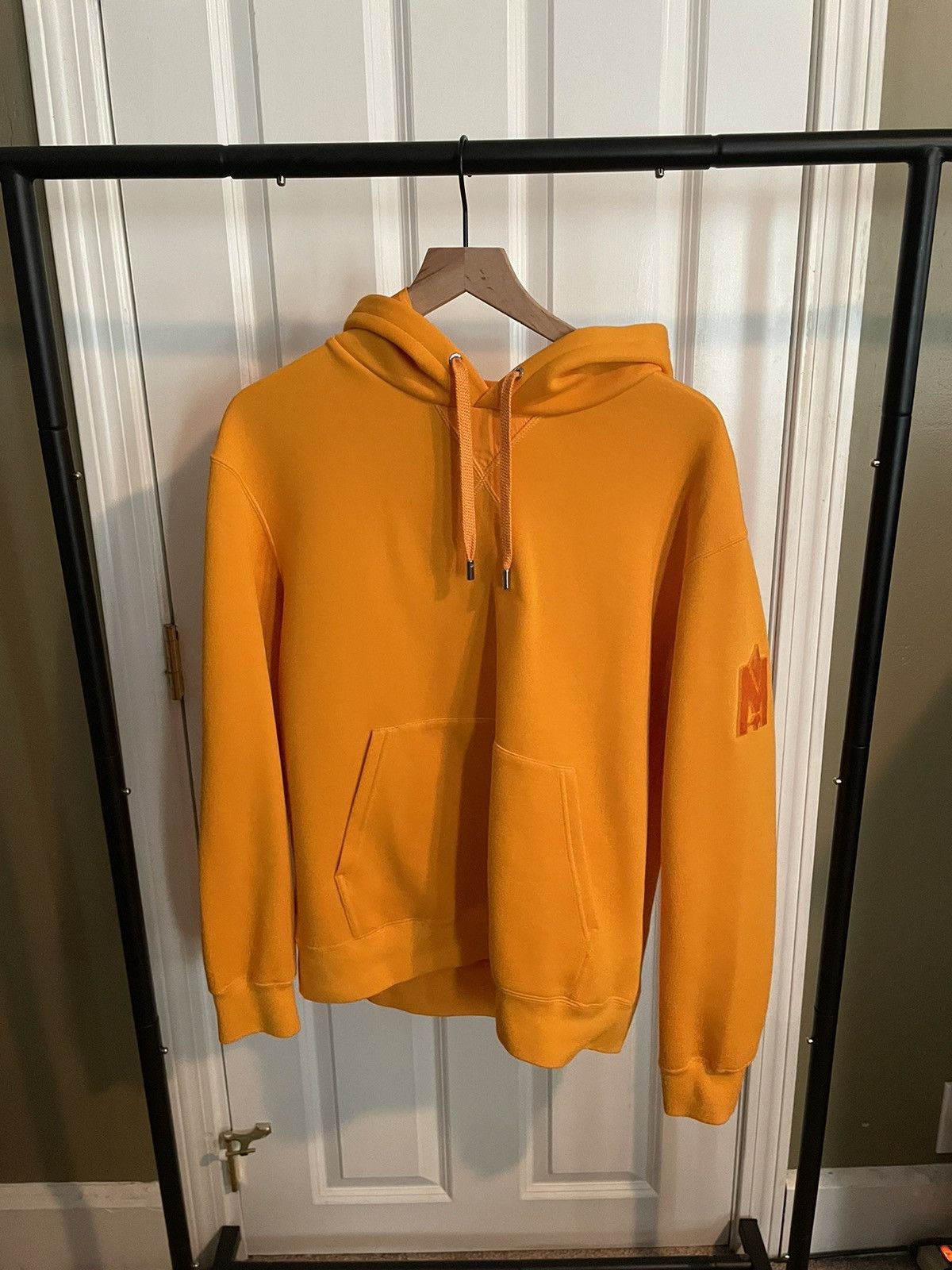 image of Mackage Krys Pullover Hoodie in Yellow, Men's (Size Large)