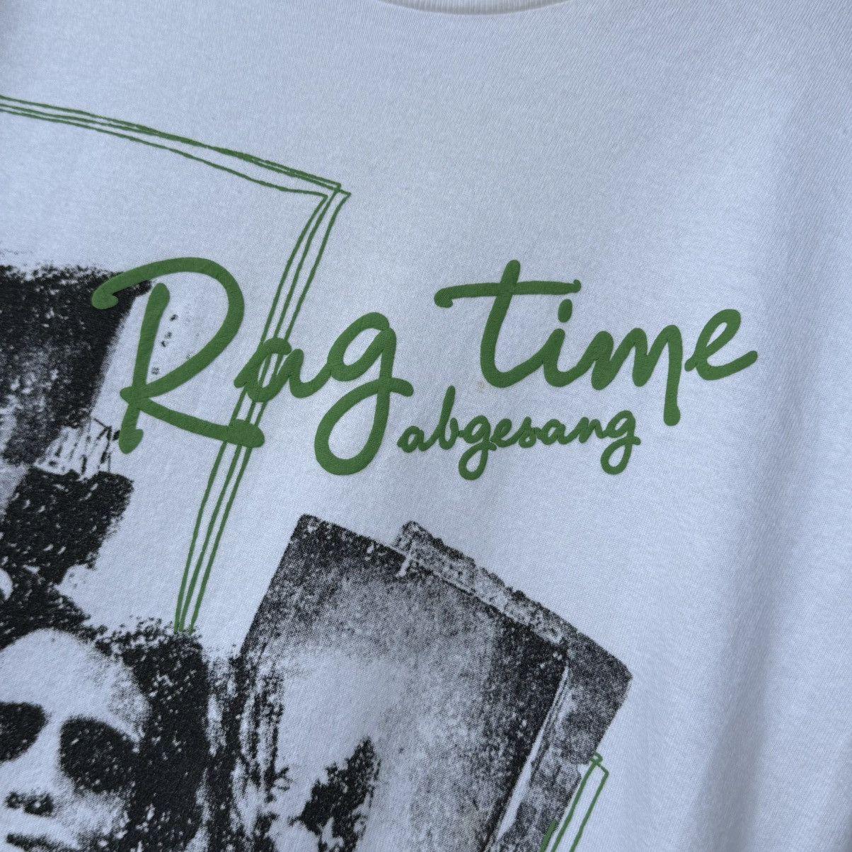 Japanese Brand Vintage Men’s Bigi Rag Time Raffrenando Graphic Tee Size US S / EU 44-46 / 1 - 9 Thumbnail