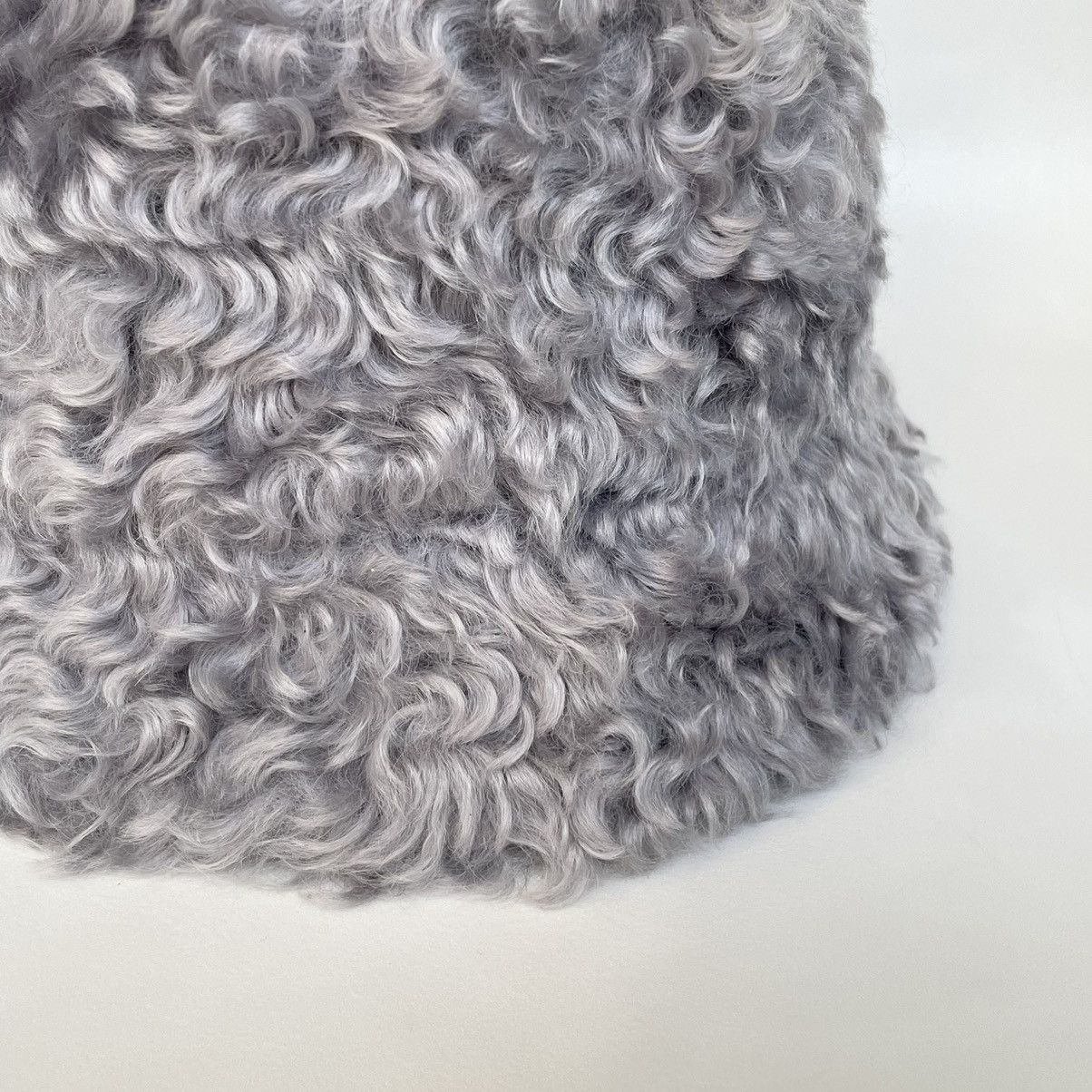 Miu Miu Late 2000s Violet Mohair Bucket Hat Size ONE SIZE - 6 Thumbnail
