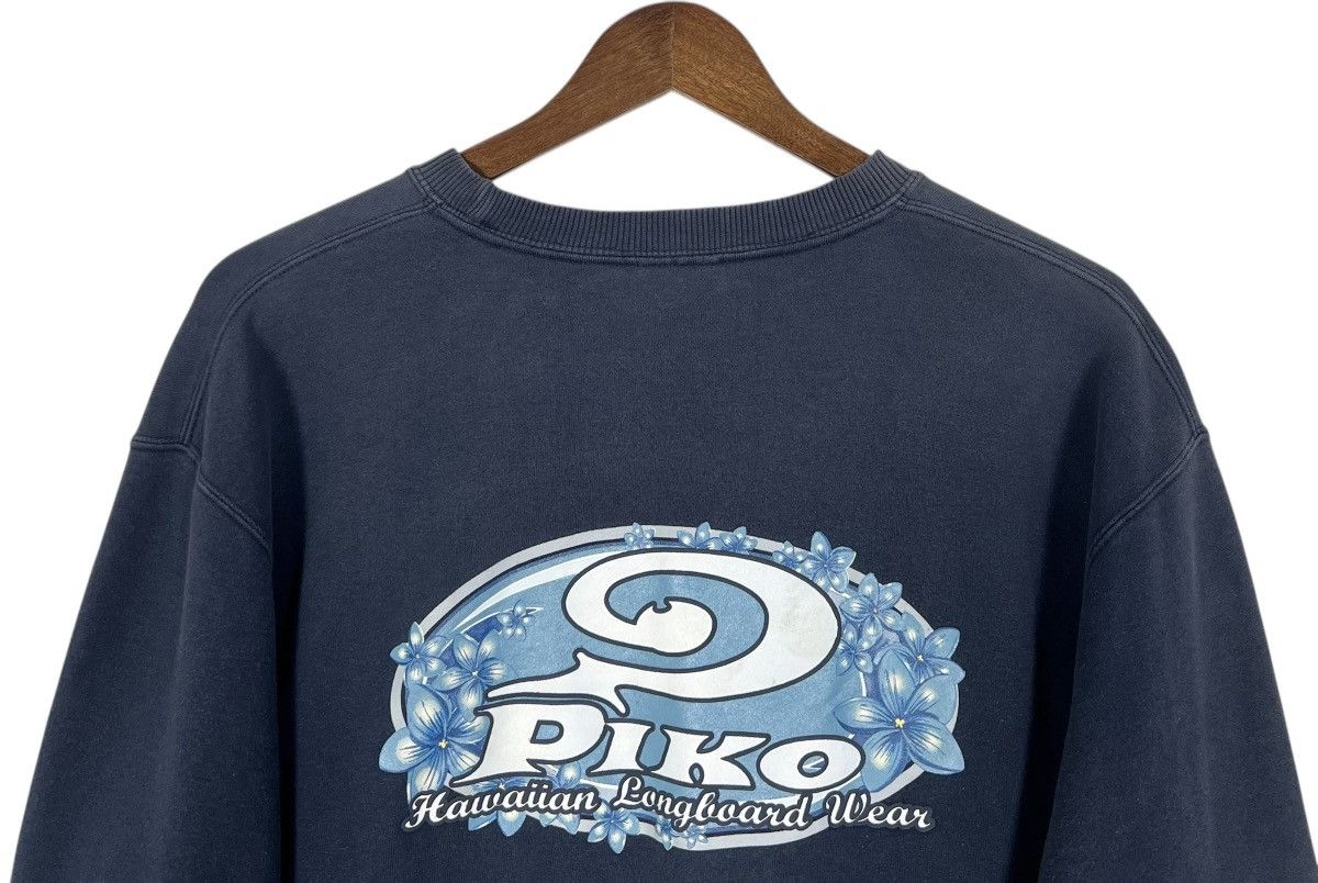 Quiksilver 90s Vintage Piko Longboard Skate Surf Crew Neck Size US L / EU 52-54 / 3 - 5 Thumbnail