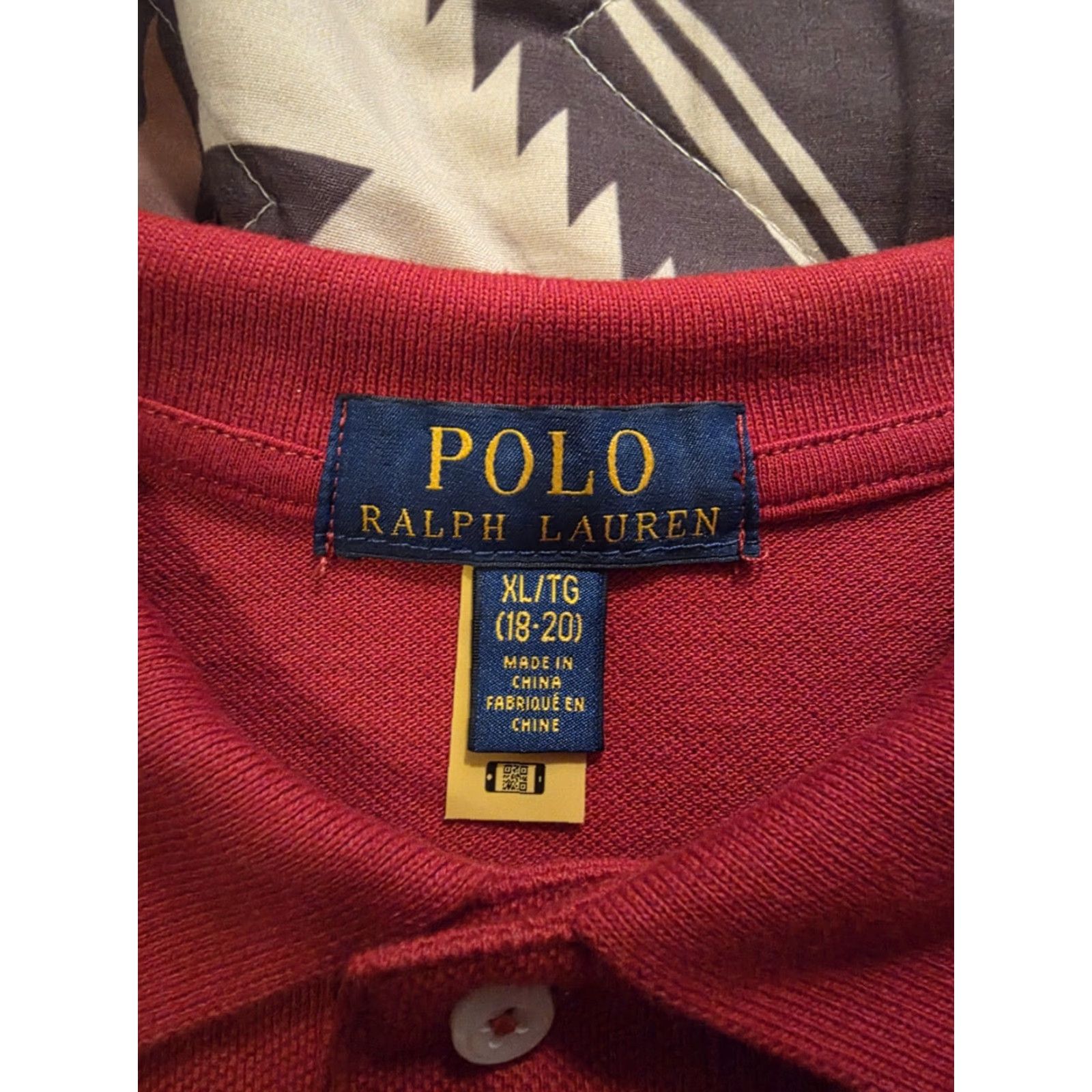 Polo Ralph Lauren Polo Ralph Lauren Polo Long Sleeve Embroidered Bear Collar Shirt Mens XL Red Casual Polo Ralph Lauren Bear Size US M / EU 48-50 / 2 - 5 Thumbnail