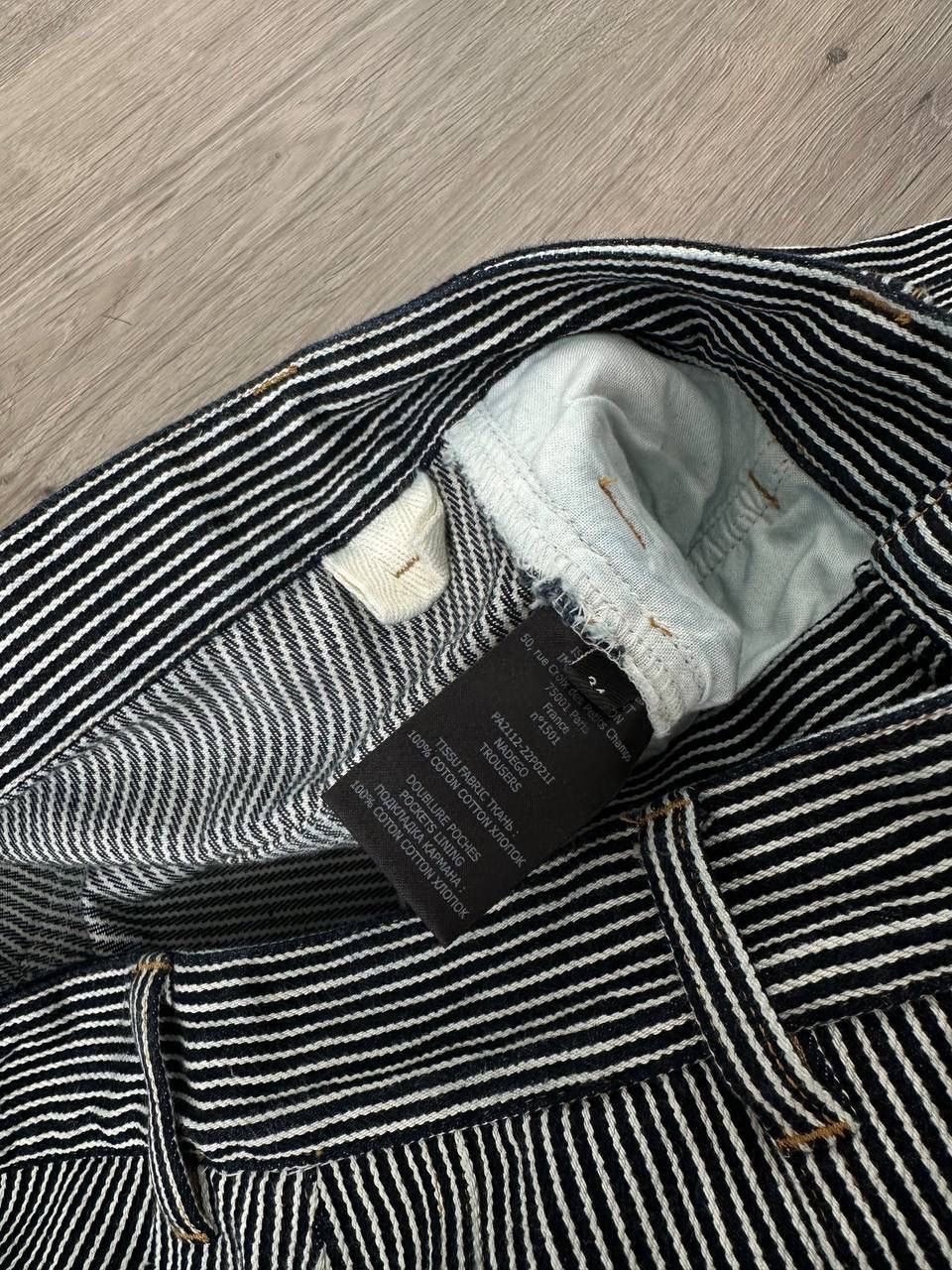 Isabel Marant × Japanese Brand × Vintage Vintage Isabel Marant High Waist Striped Trousers Button Fly Size 24" / US 00 / IT 34 - 13 Thumbnail