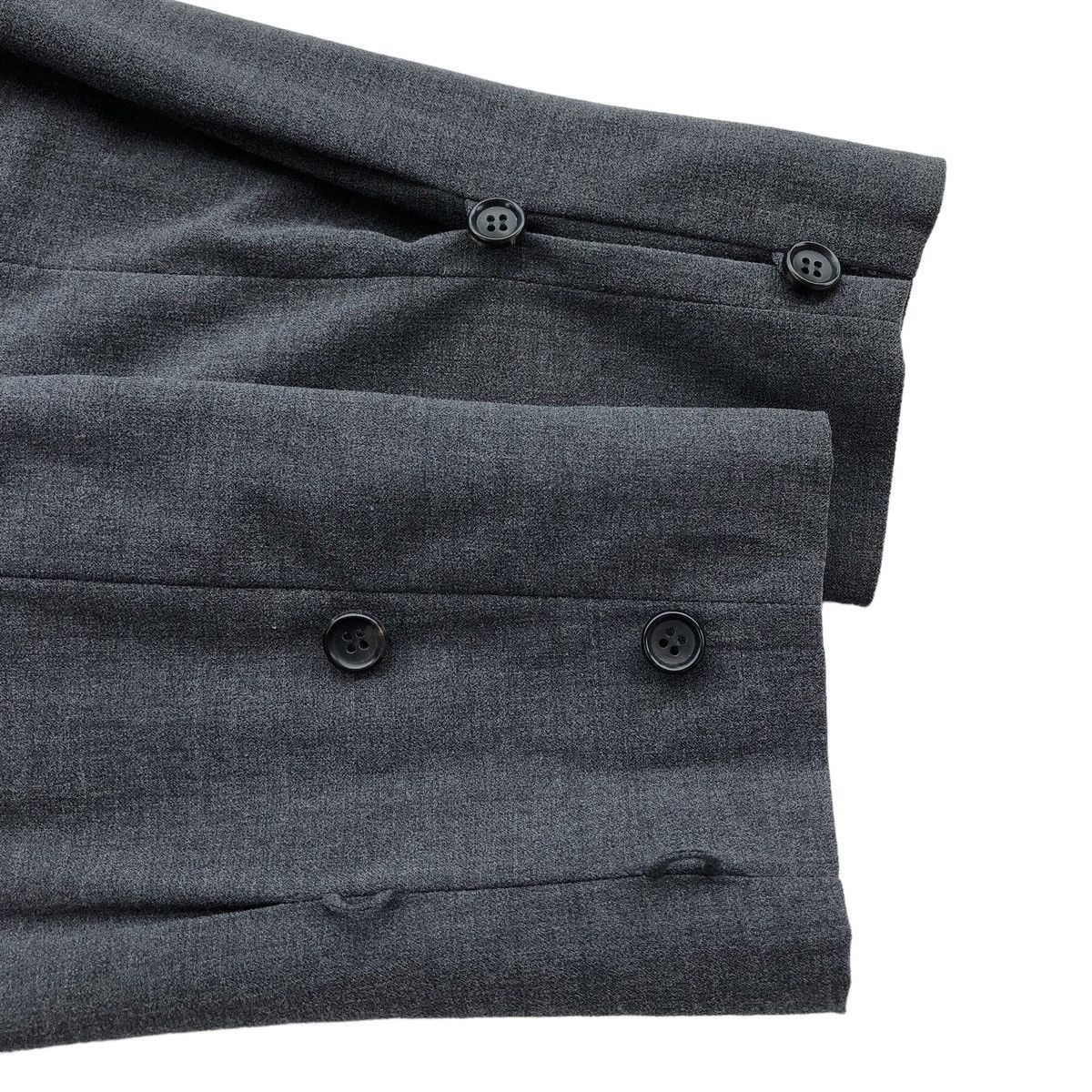Issey Miyake Plantation Issey Miyake Grey Double Breasted Jacket / Blazer Size M / US 6-8 / IT 42-44 - 8 Thumbnail