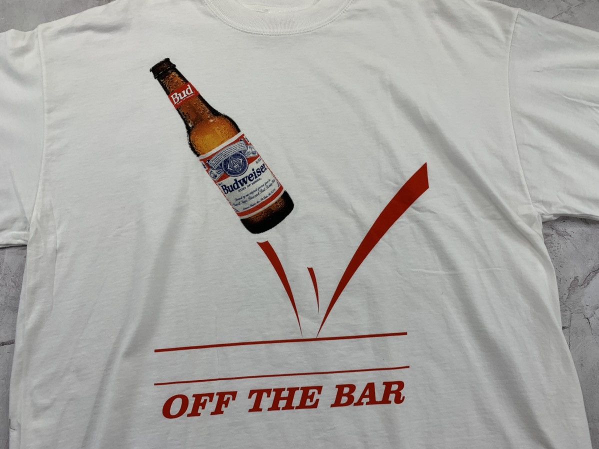 Budweiser × Vintage Mens t shirt Budweiser Size L Size US L / EU 52-54 / 3 - 3 Thumbnail