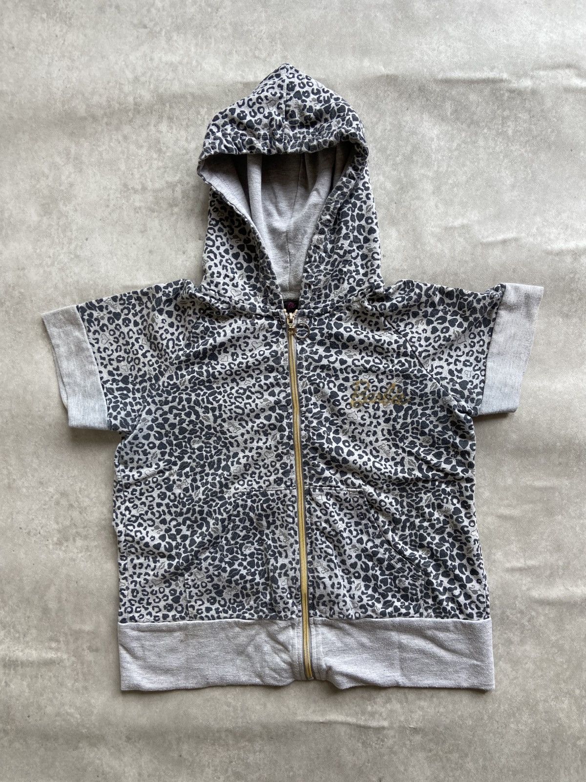 If Six Was Nine × Le Grande Bleu (L.G.B.) Barbie Leopard Pattern Tshirt Hoodie Size M / US 6-8 / IT 42-44 - 1 Thumbnail