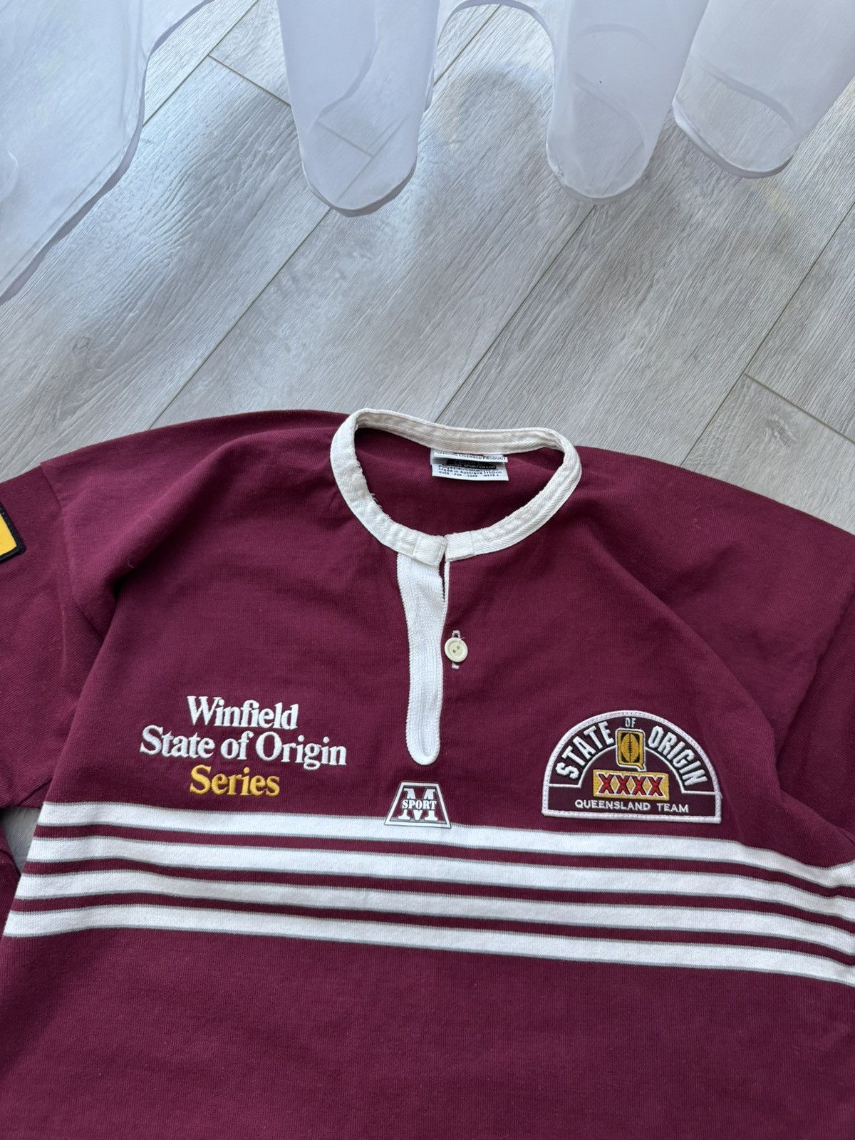 Canterbury of New Zealand Queensland Maroons Rugby Shirt Size US L / EU 52-54 / 3 - 2 Thumbnail