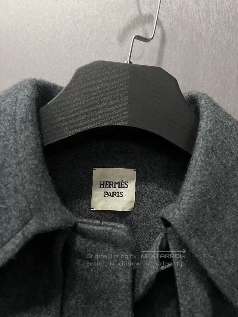 Hermes Hermes Cashmere Cloak Overcoat Jacket Size XXS / US 00 / IT 34 - 3 Thumbnail