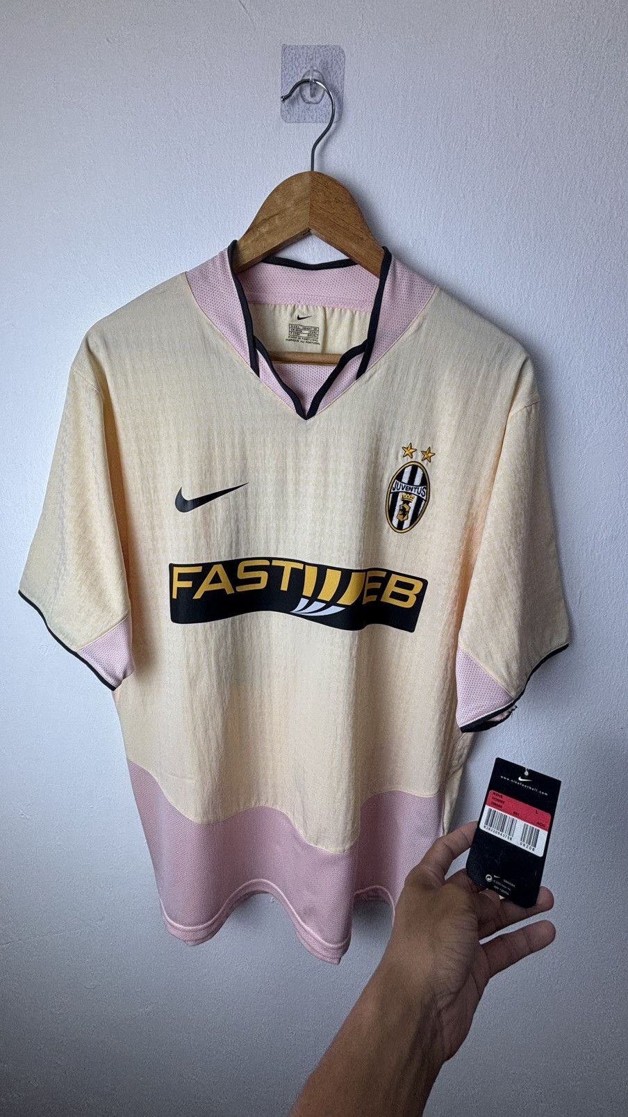 Nike Juventus 03/04 Away ( Del Piero ) Size US L / EU 52-54 / 3 - 3 Thumbnail