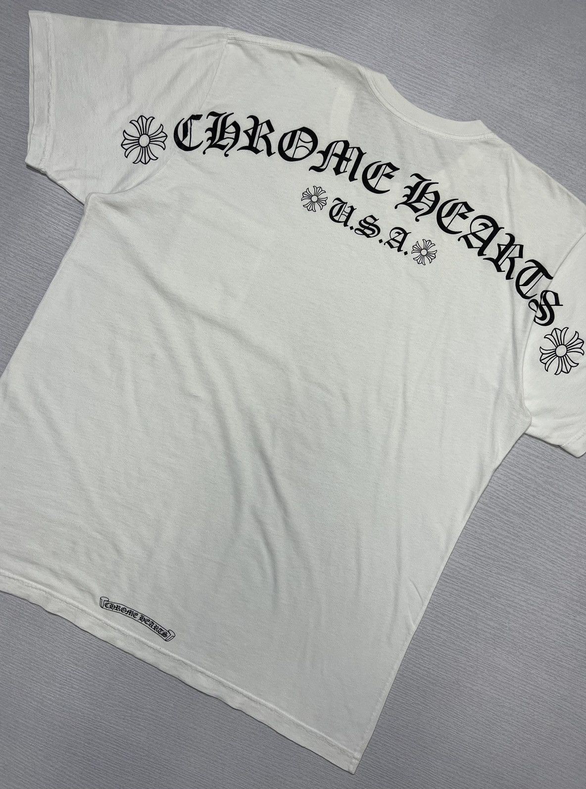 Chrome Hearts Chrome Hearts - U.S.A Exclusive Arc Logo Pocket T-Shirt Size US XL / EU 56 / 4 - 4 Thumbnail