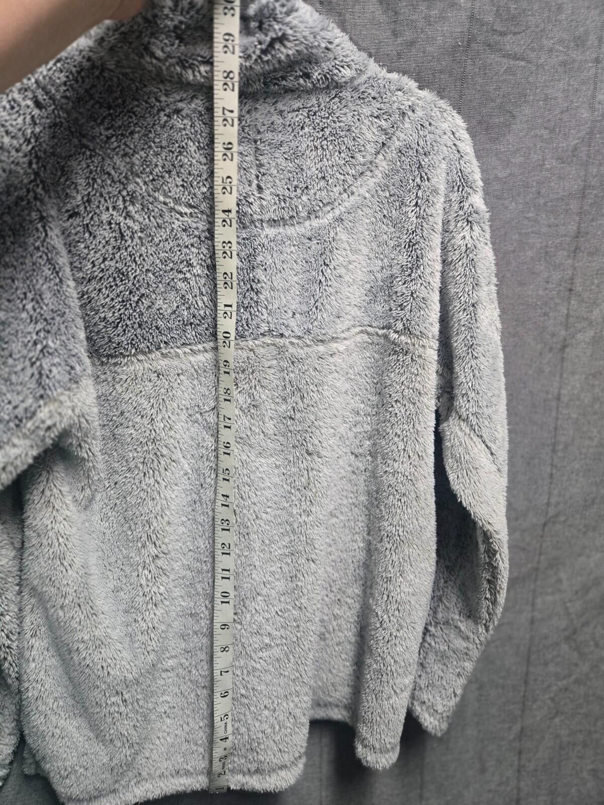 dylan dylan Sz L Sherpa Pullover Hygge Athleisure GorpCore Size 36" / US 14 / IT 50 - 4 Thumbnail