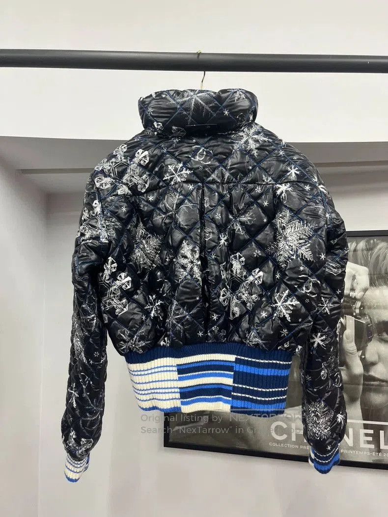 Chanel Chanel Printed Cotton Puffer Jacket. Size US M / EU 48-50 / 2 - 3 Thumbnail