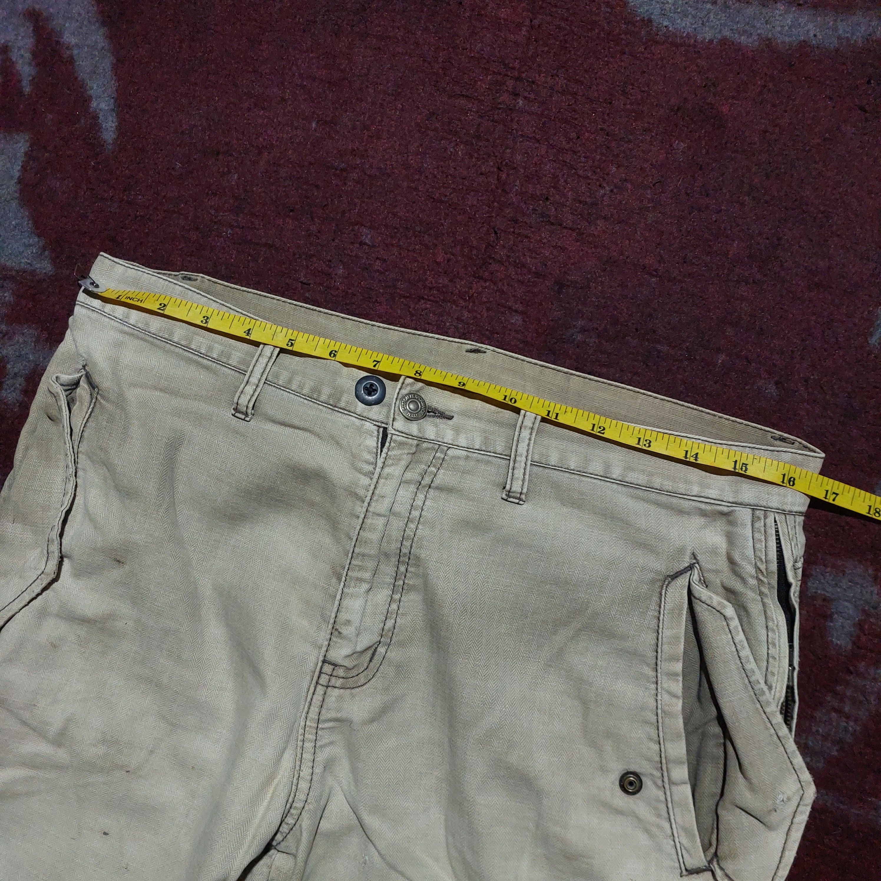 PPFM PPFM bondage zipper side distressed 3d pocket cargo pants Size US 33 - 18 Thumbnail