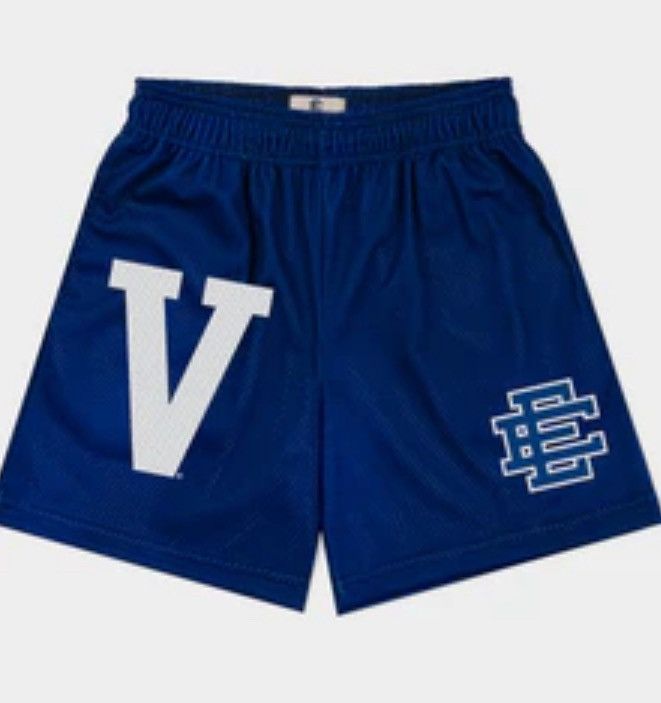 Eric Emanuel Eric Emanuel NCAA Villanova Wildcats blue shorts medium Size US 30 / EU 46 - 1 Thumbnail