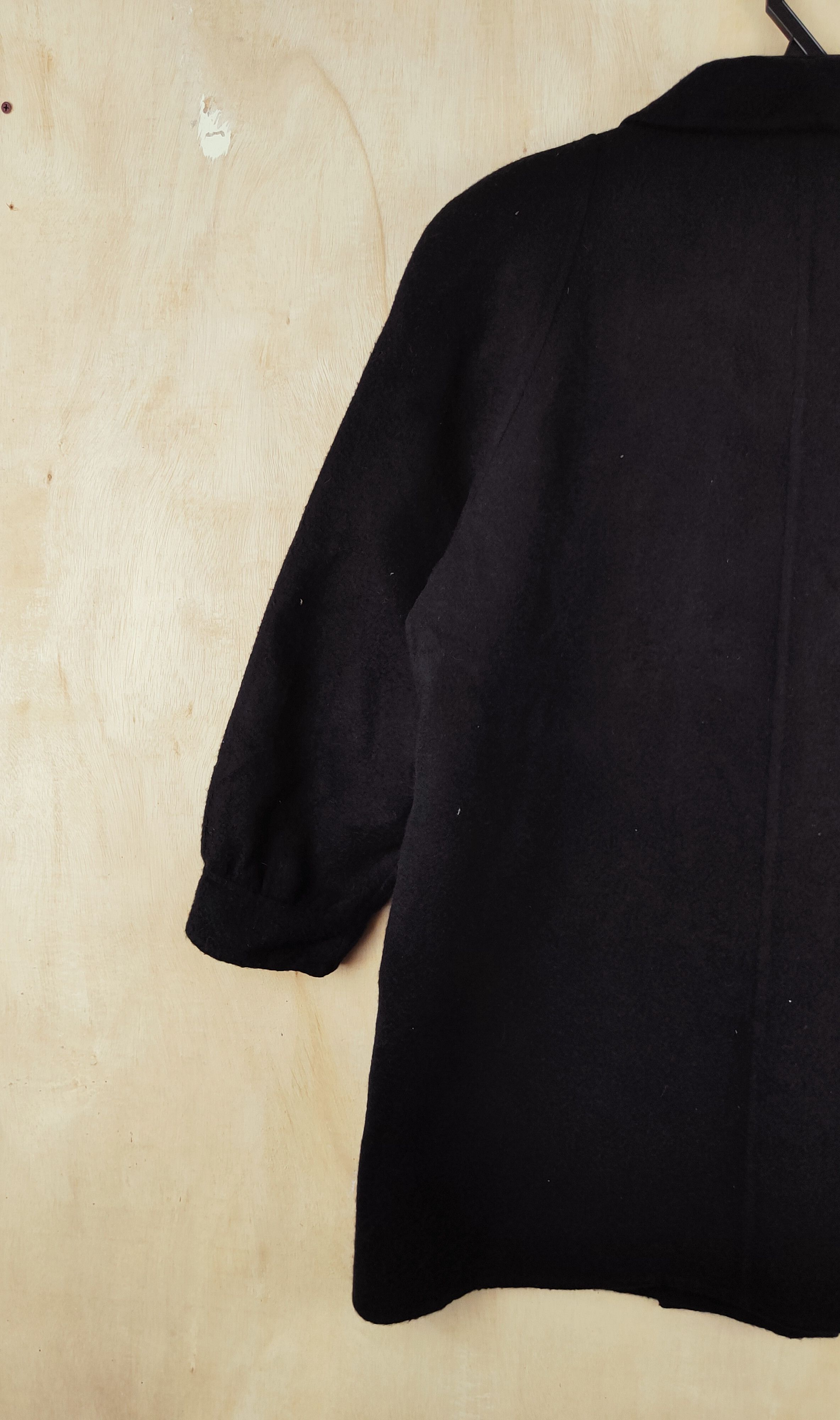 Vintage 💥 LUXURY DESIGN FASHION BY Linear Black Jackets Size L / US 10 / IT 46 - 8 Thumbnail