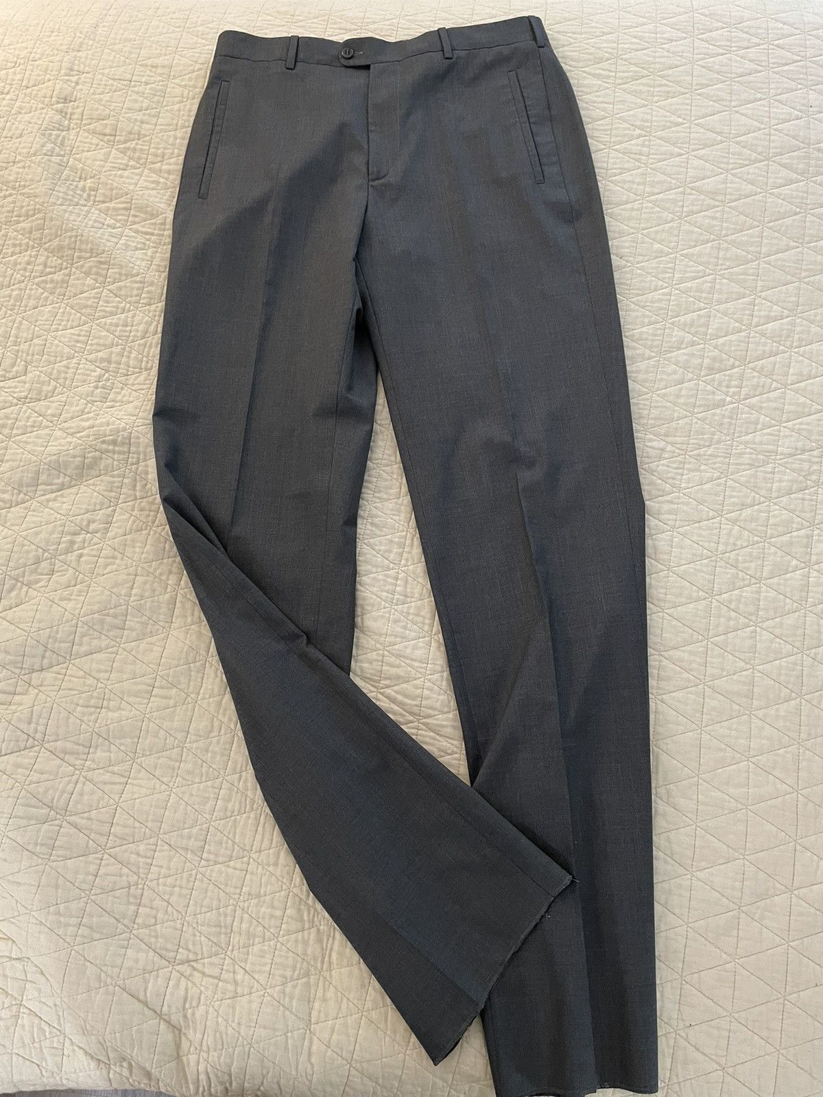 Zanella Vitale Barberis Super 150's Wool Tyson Trouser Size 34R - 3 Thumbnail
