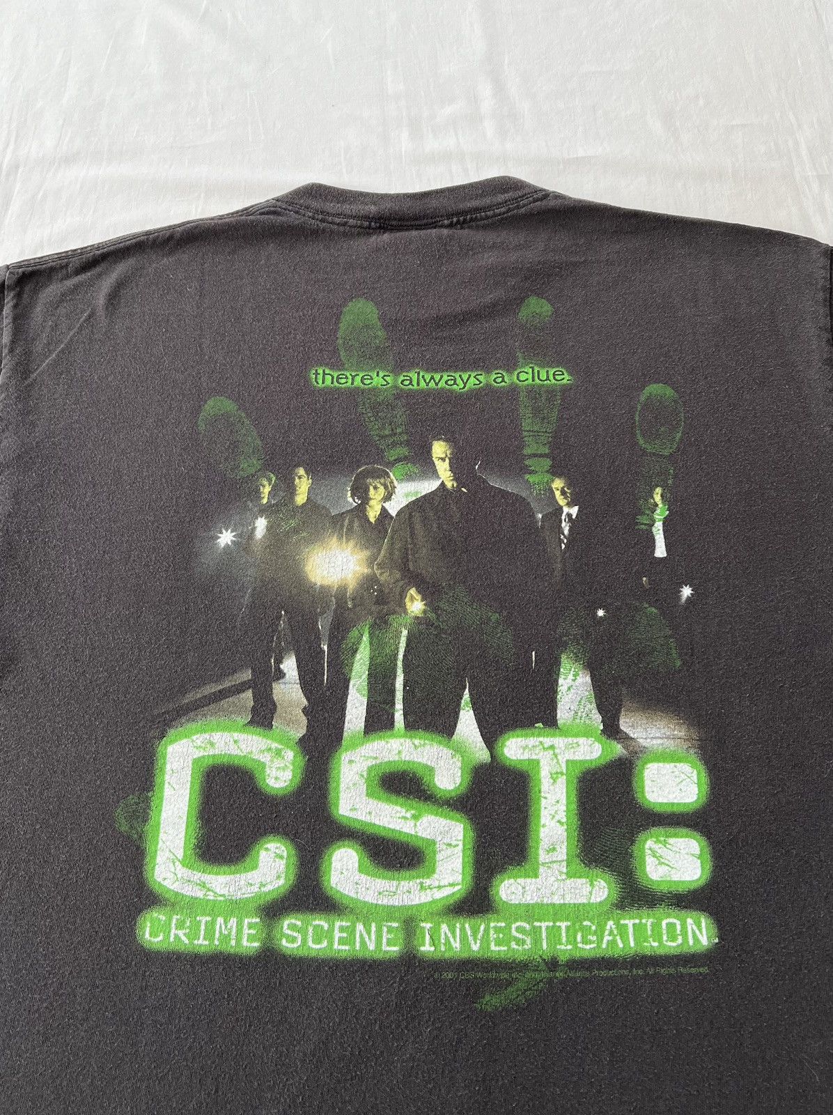 Vintage Vintage 2001 CSI Crime Scene Investigation TV Show Movie Tee Size US L / EU 52-54 / 3 - 15 Thumbnail